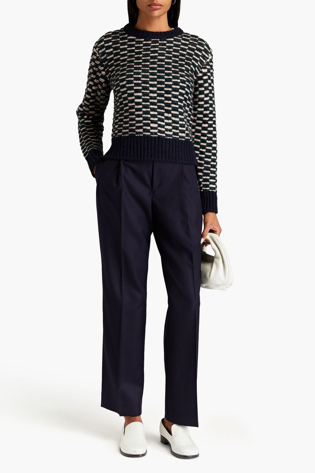 OFFICINE GÉNÉRALE Alissa jacquard-knit sweater