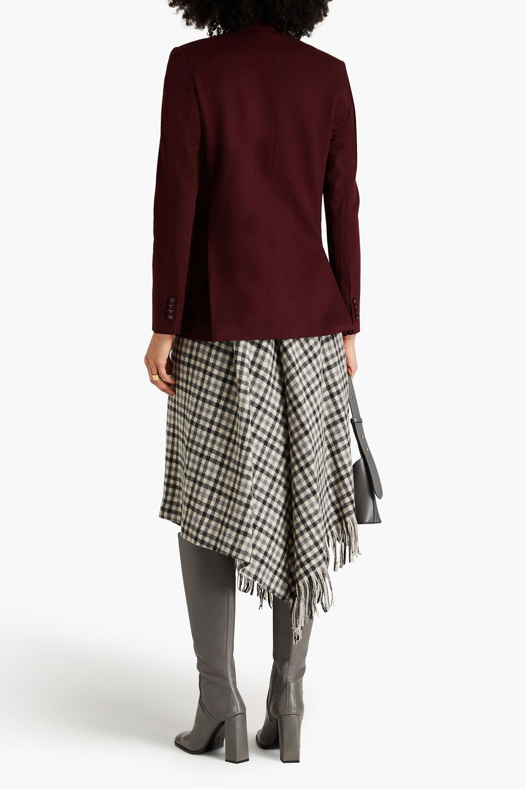 OFFICINE GÉNÉRALE Mathilde double-breasted wool-felt blazer
