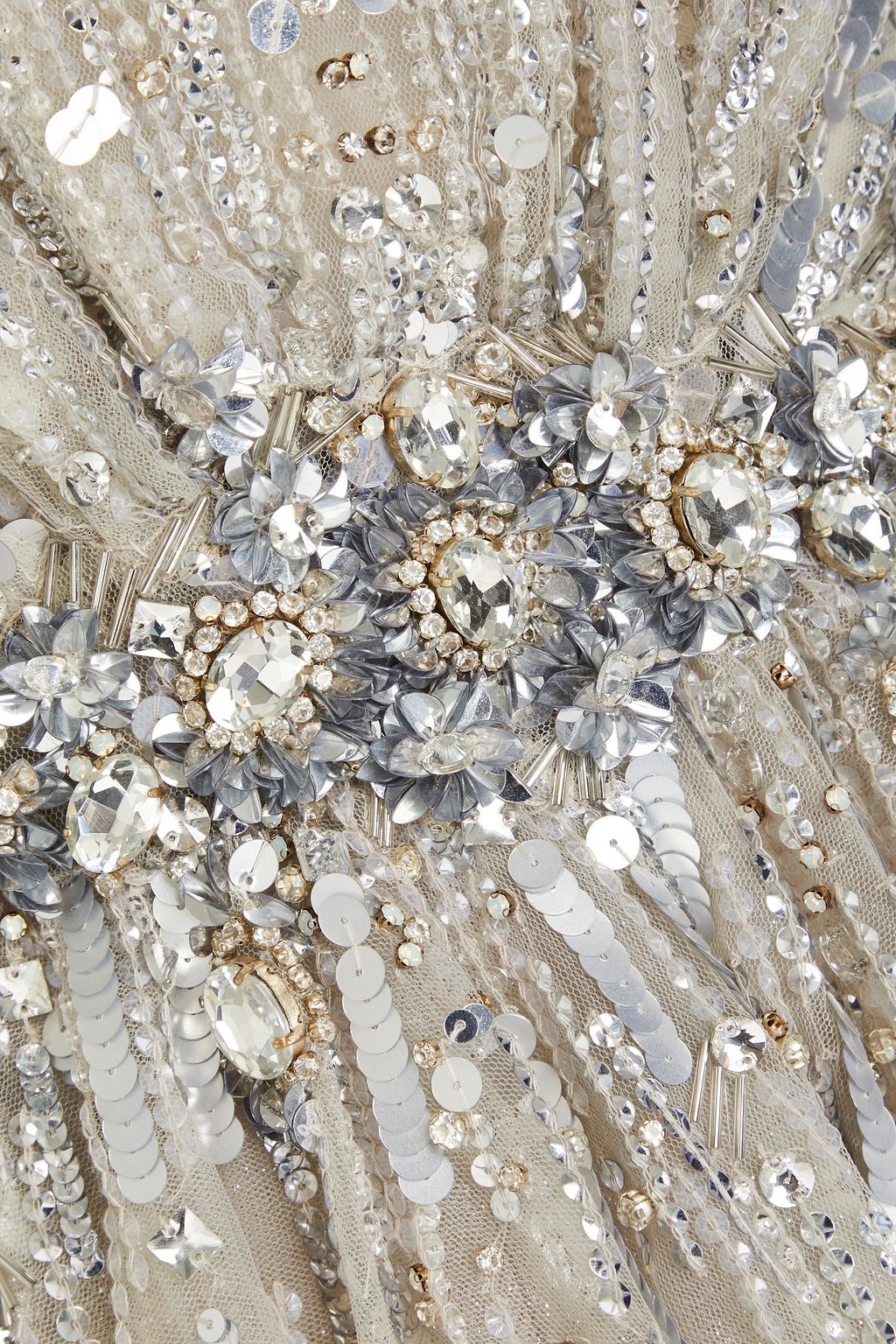 JENNY PACKHAM Embellished layered tulle gown