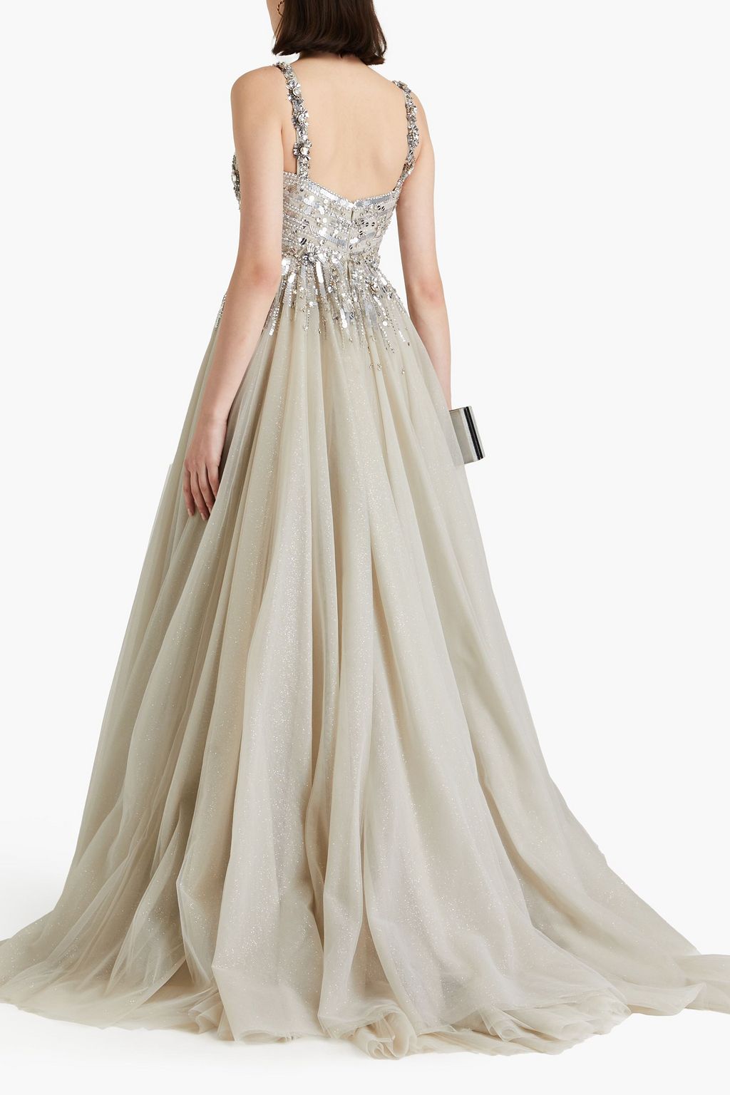 JENNY PACKHAM Embellished layered tulle gown