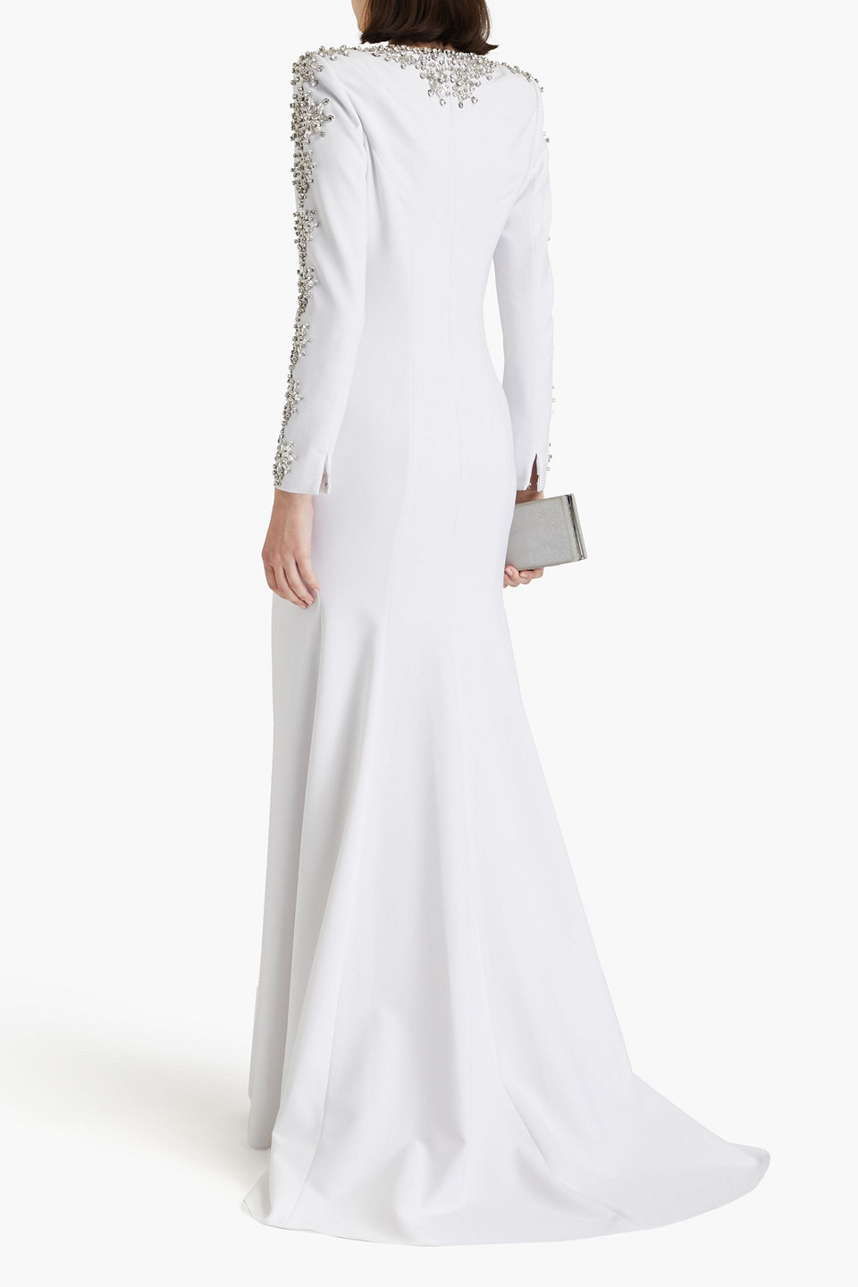 JENNY PACKHAM EMBELLISHED TWILL GOWN