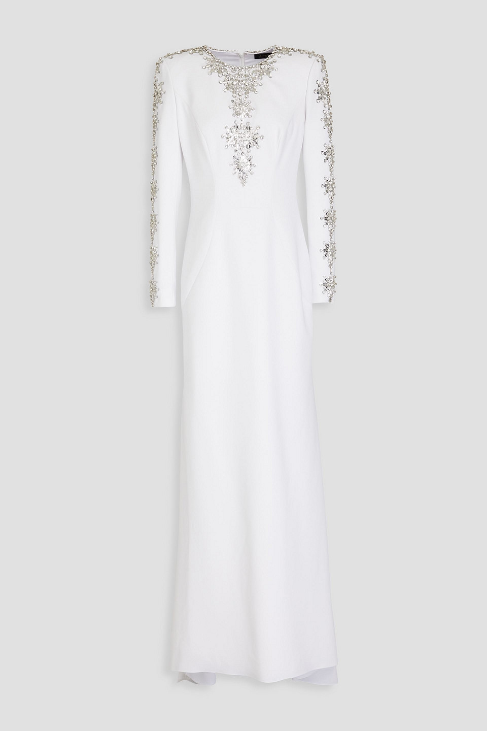 Jenny Packham Embellished Ester Gown In White