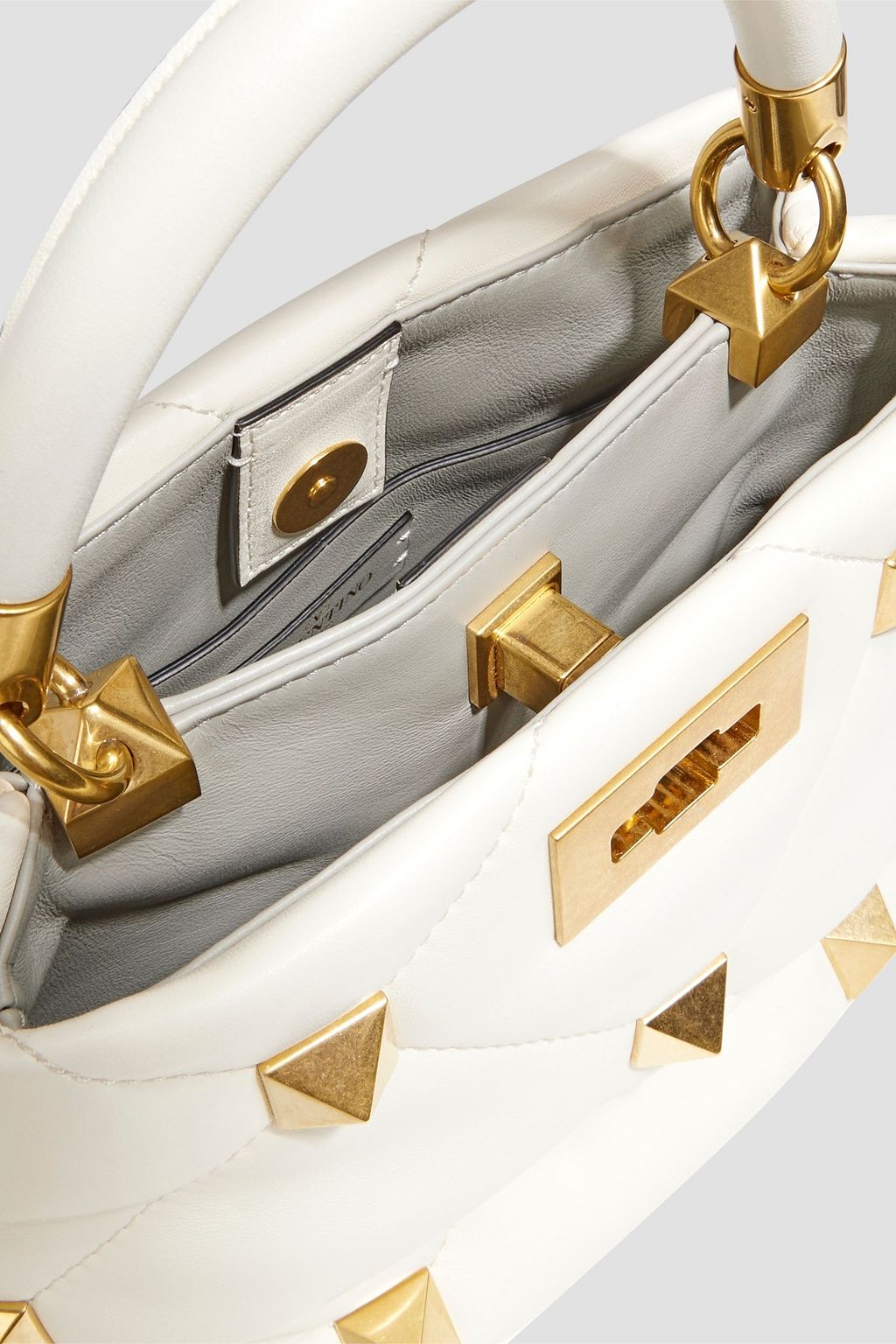 VALENTINO GARAVANI Roman Stud quilted leather tote