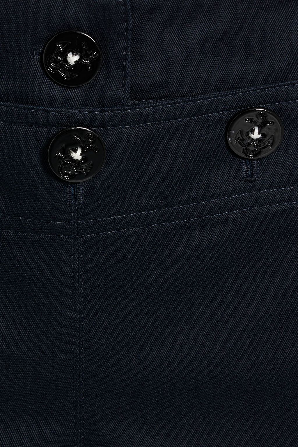 DOLCE&GABBANA شورت مصنوع من قطن تويل ومزيّن بأزرار