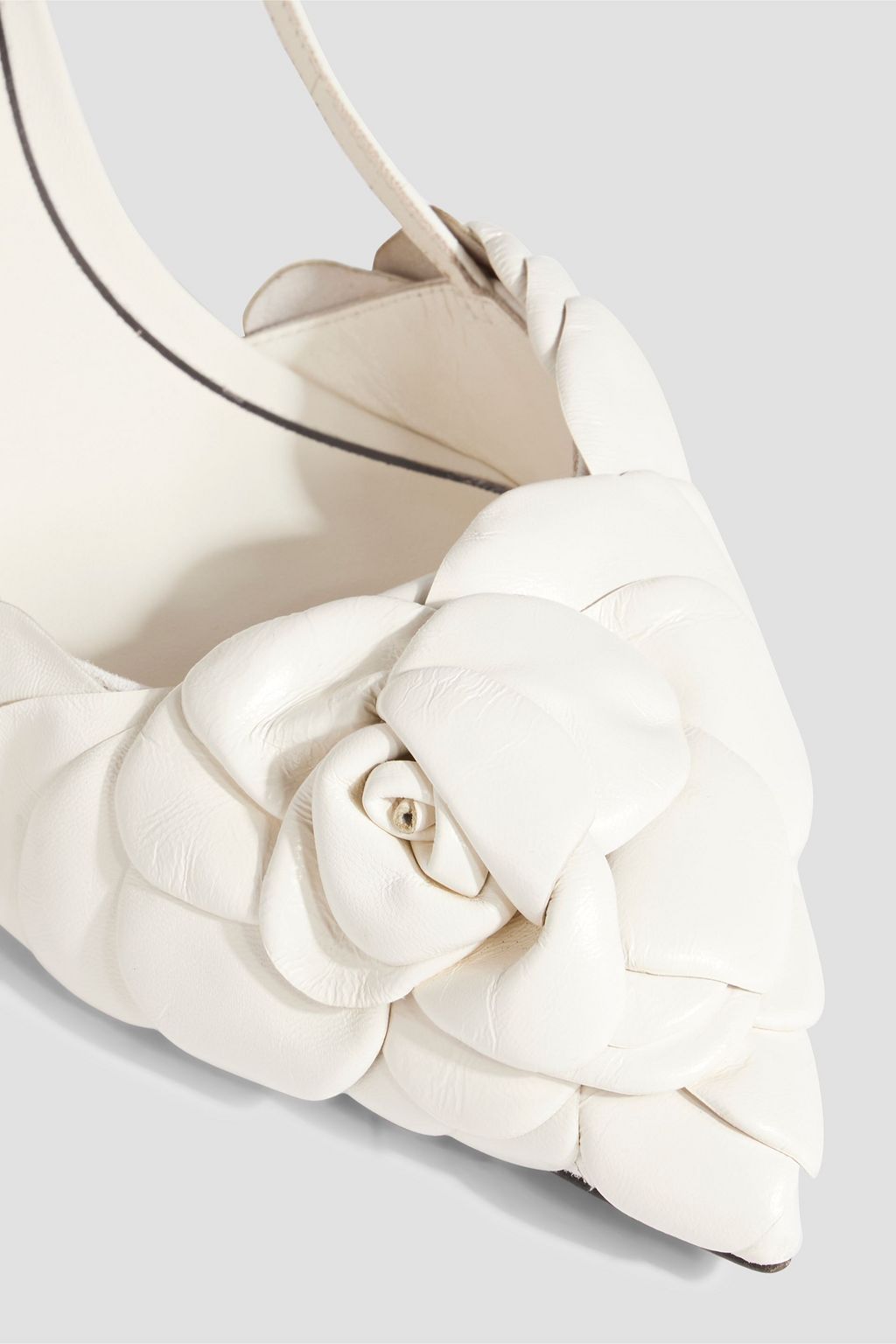VALENTINO GARAVANI 03 Rose Edition Atelier レザー スリングバックパンプス