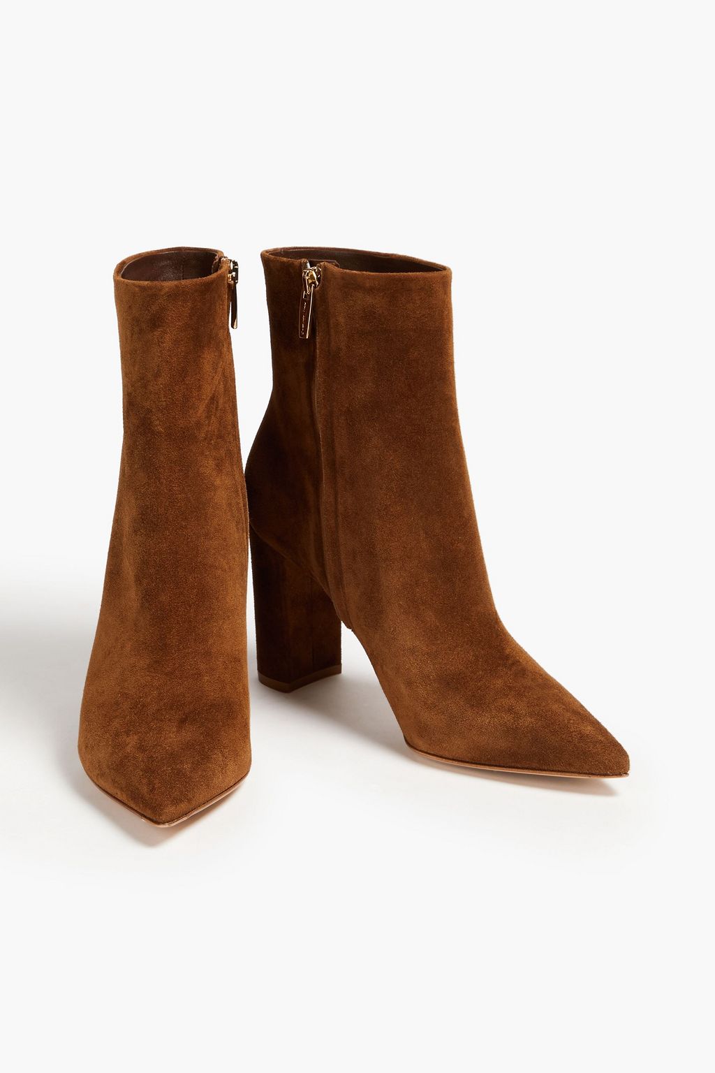 GIANVITO ROSSI Piper 85 suede ankle boots
