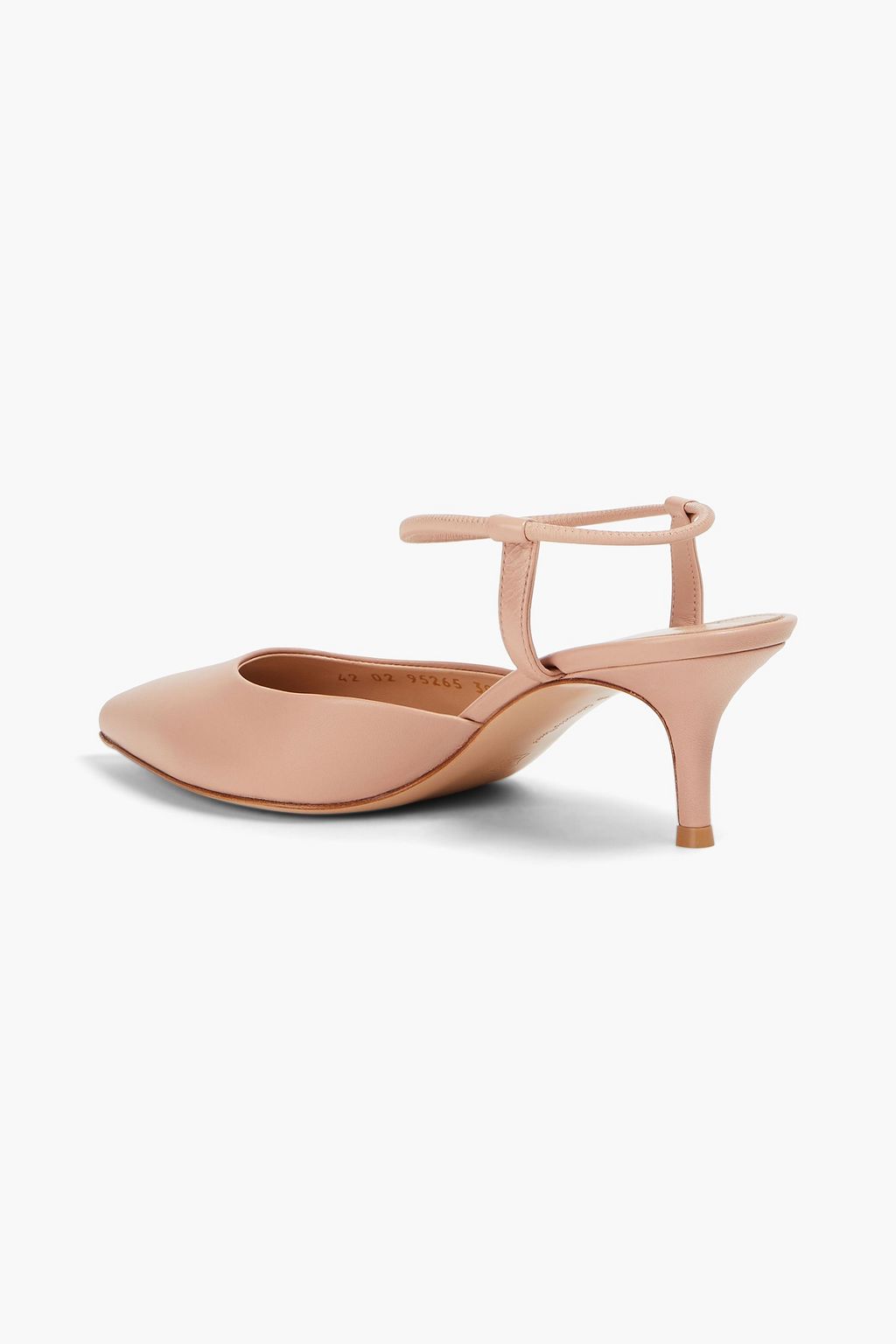 GIANVITO ROSSI Celeste leather pumps