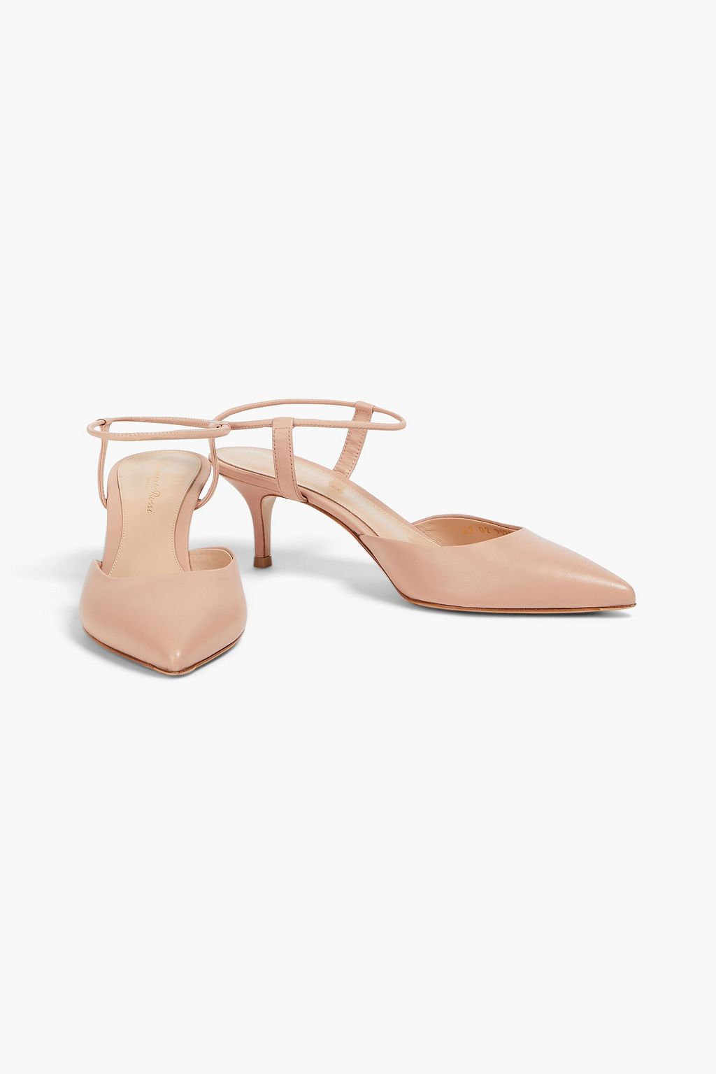 GIANVITO ROSSI Celeste leather pumps
