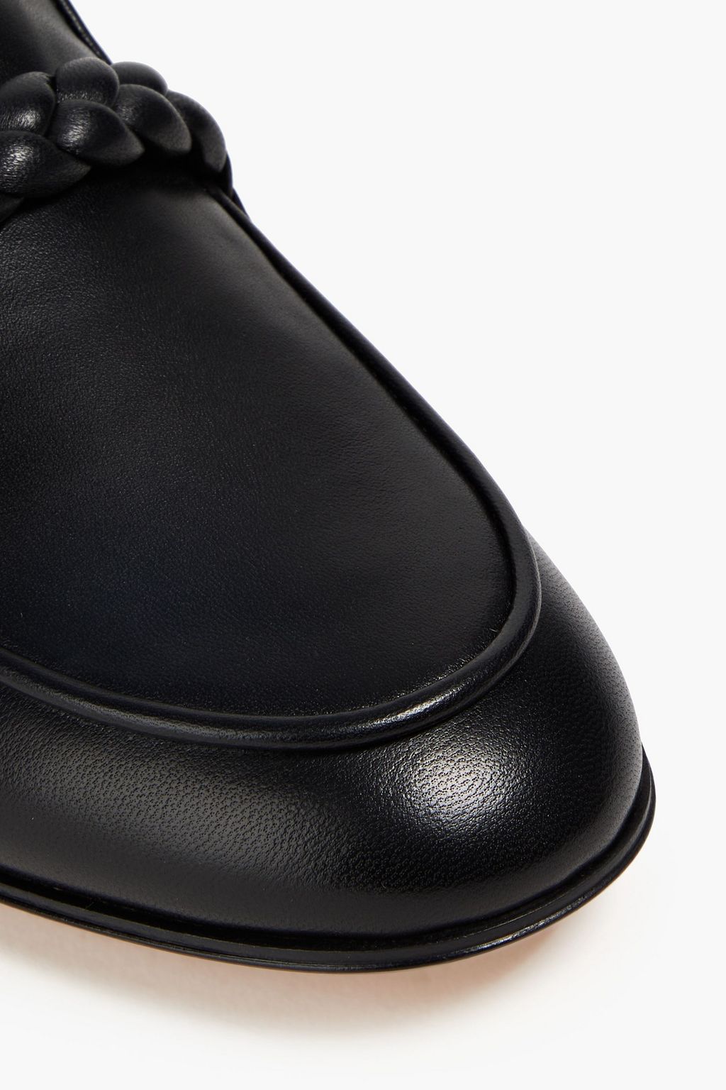 GIANVITO ROSSI Belem Slippers aus Leder