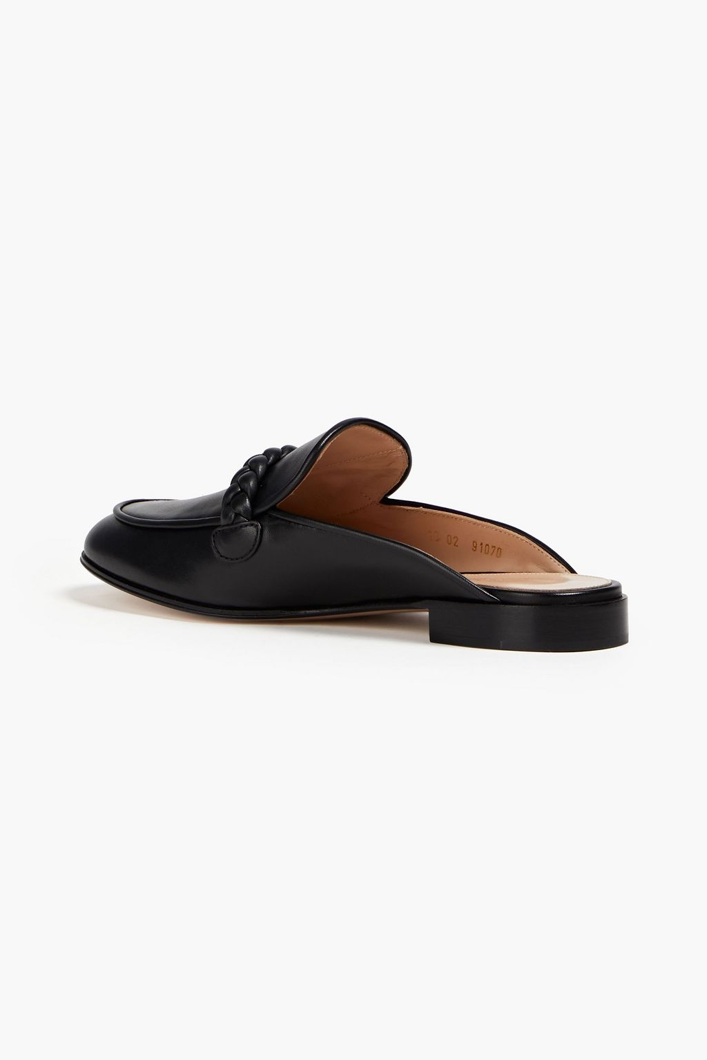 GIANVITO ROSSI Belem Slippers aus Leder