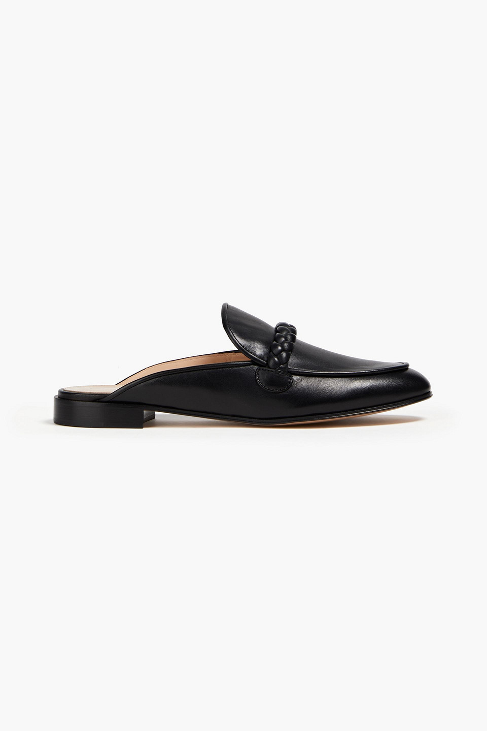 Gianvito Rossi - Braided leather mules - Black - EU 35.5