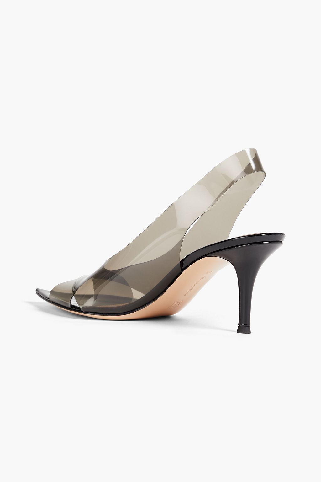 GIANVITO ROSSI Anouk 70 PVC slingback pumps