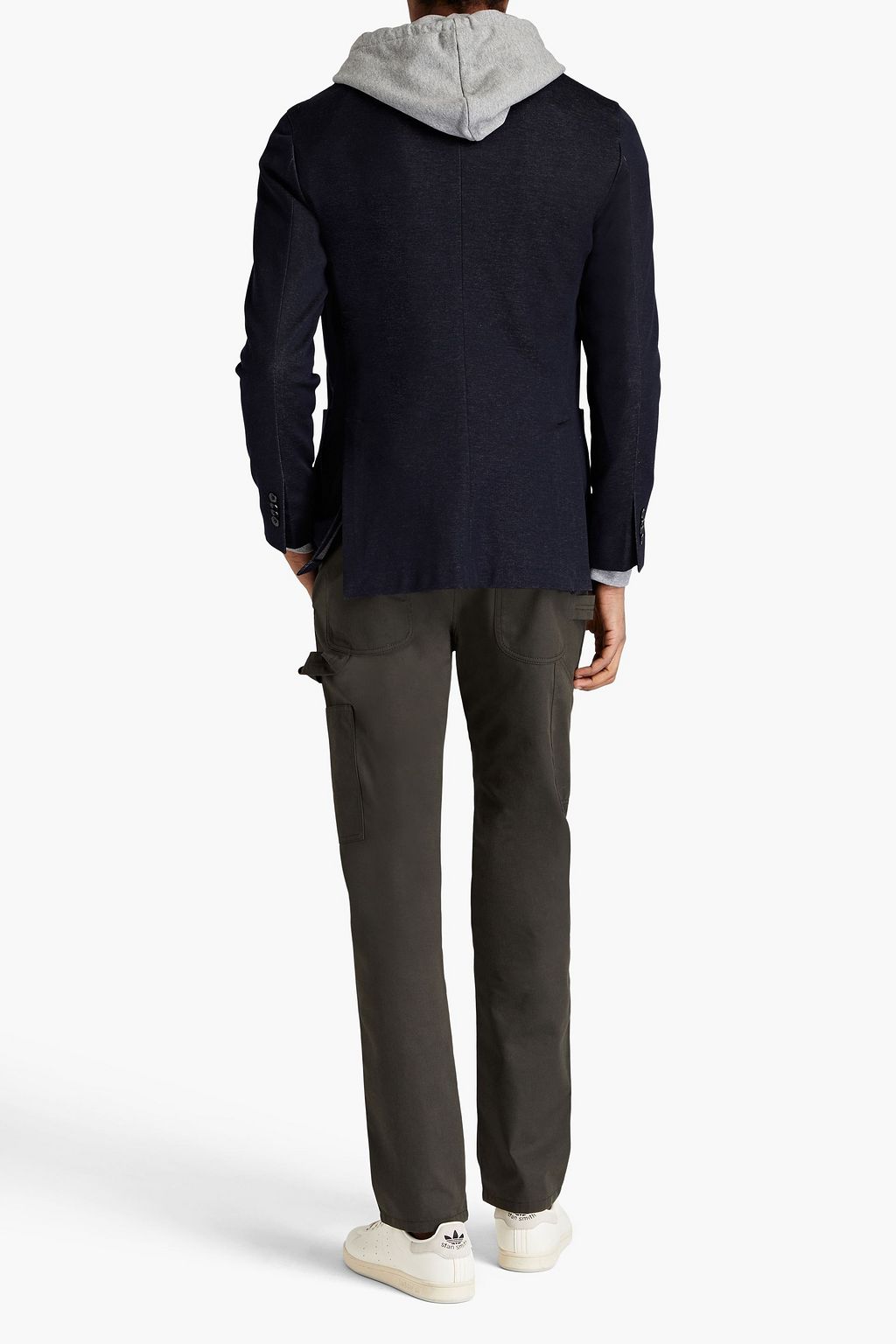 BOGLIOLI Jacquard-knit cotton blazer