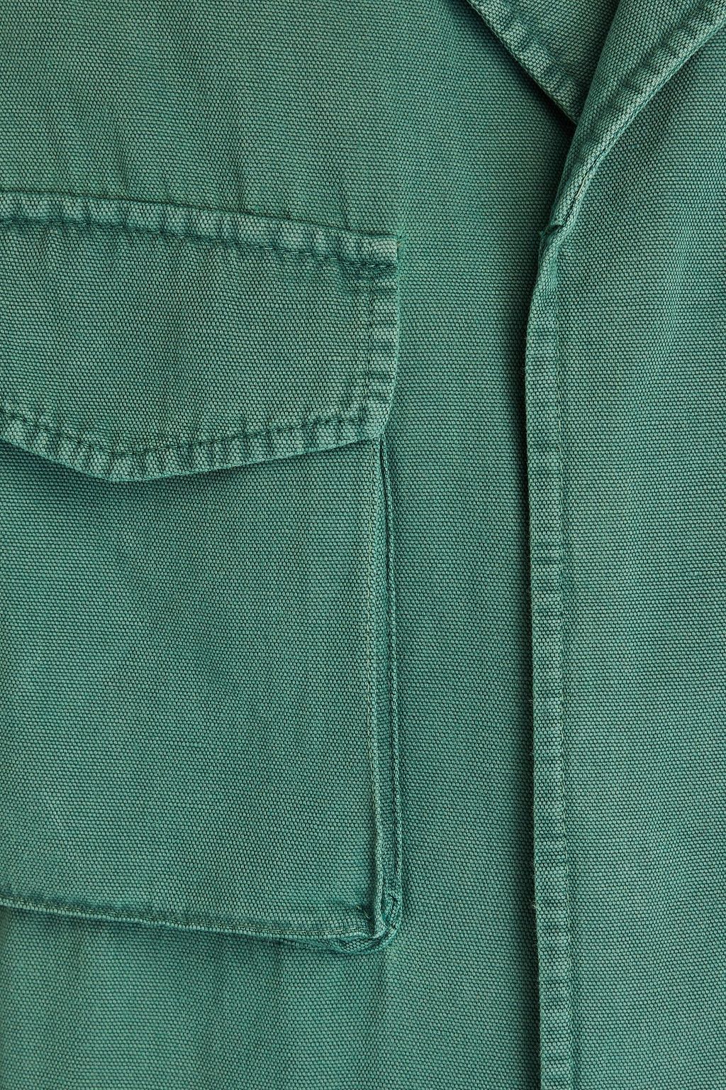 BOGLIOLI Cotton and linen-blend canvas field jacket