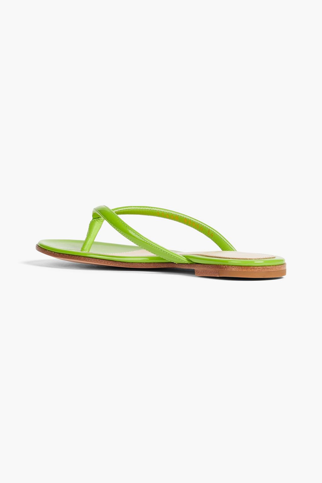 GIANVITO ROSSI Calypso patent-leather flip flops