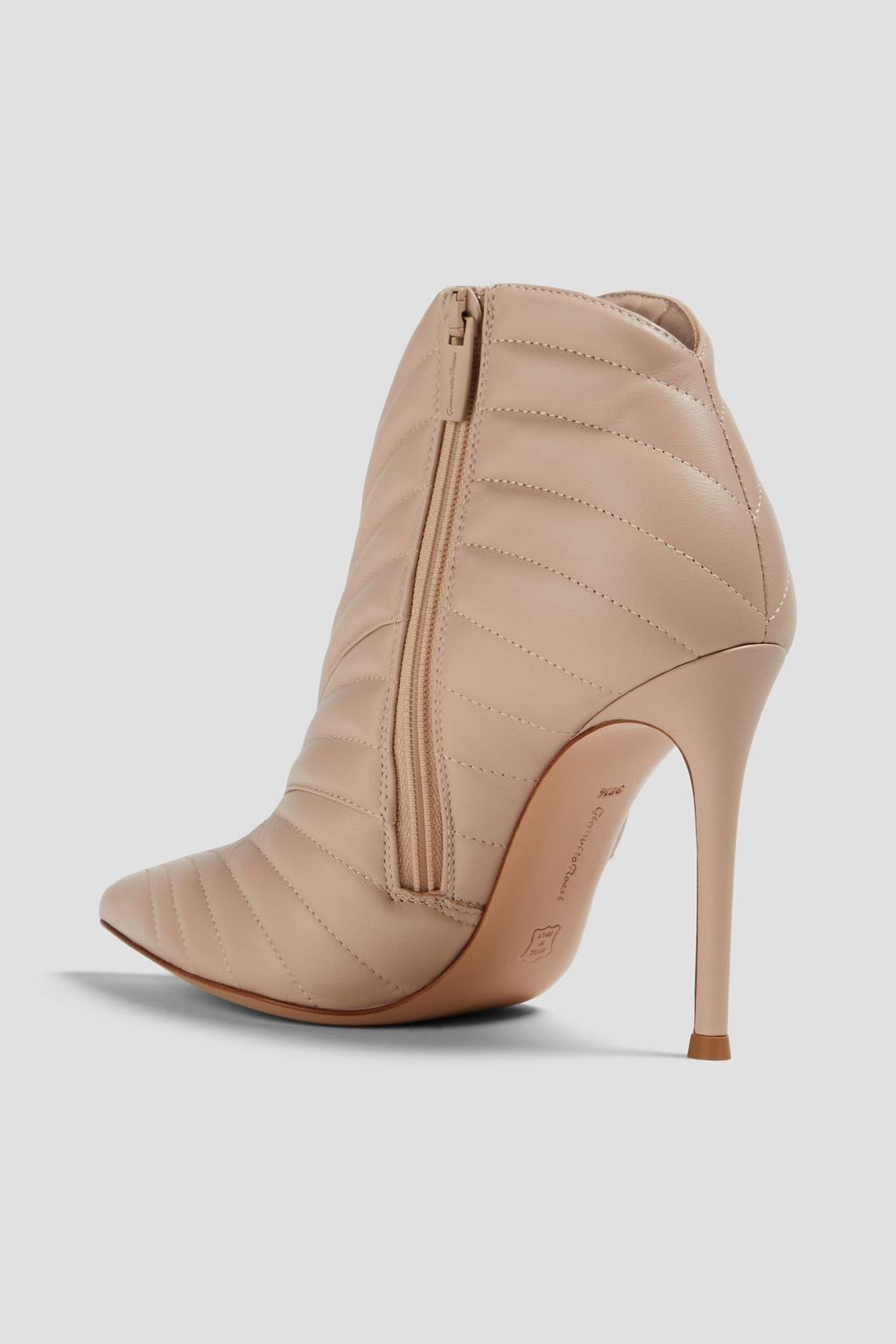 GIANVITO ROSSI Eiko quilted leather ankle boots