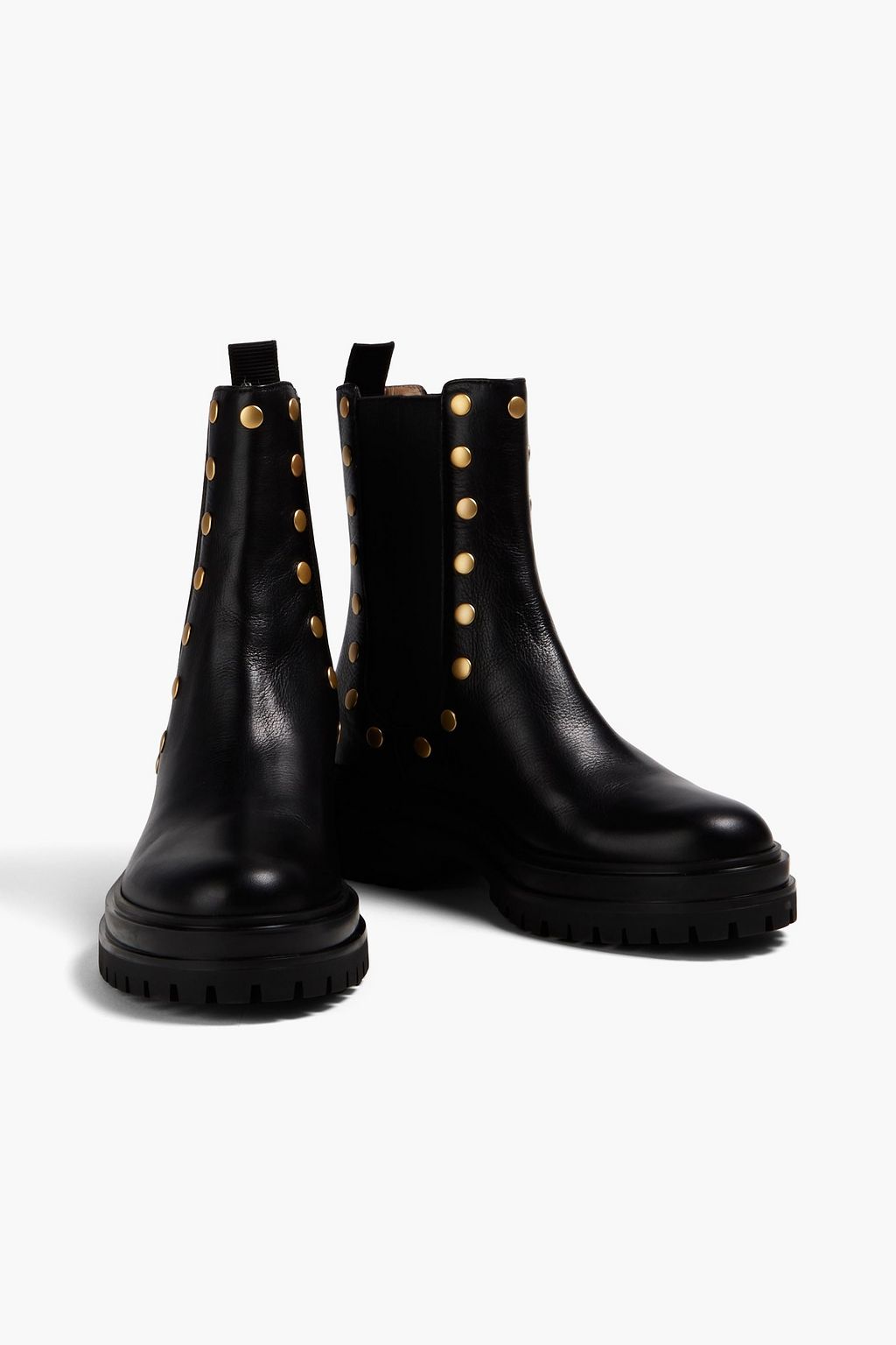 GIANVITO ROSSI Russel studded leather Chelsea boots