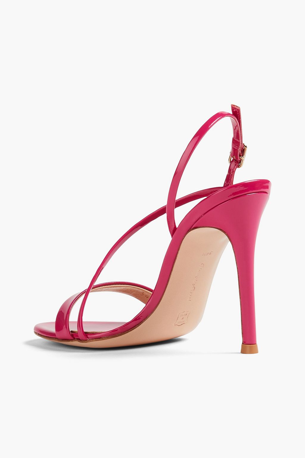 GIANVITO ROSSI Manhattan 105 patent-leather slingback sandals