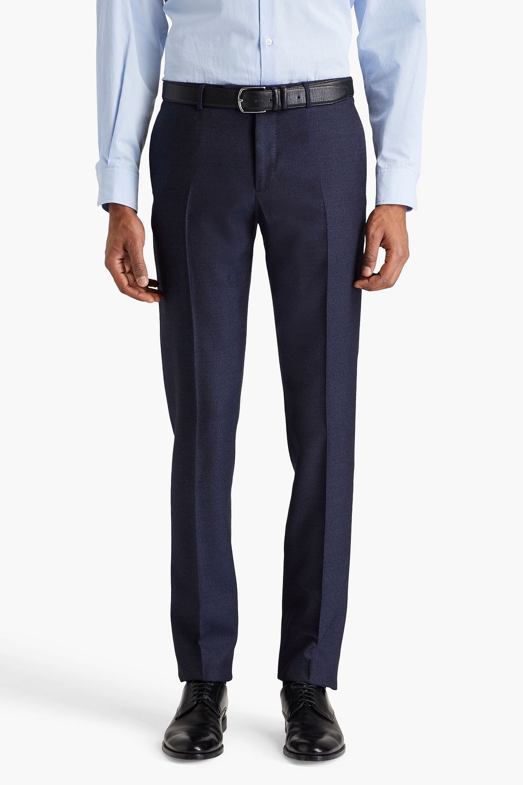 BOGLIOLI Mélange wool-blend crepe suit