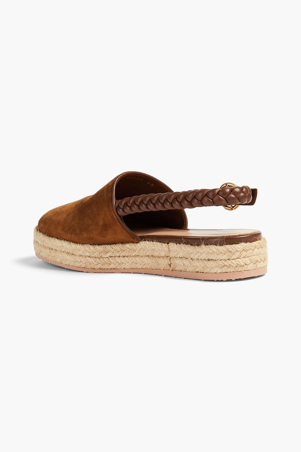 GIANVITO ROSSI Slingback-Espadrilles aus Veloursleder