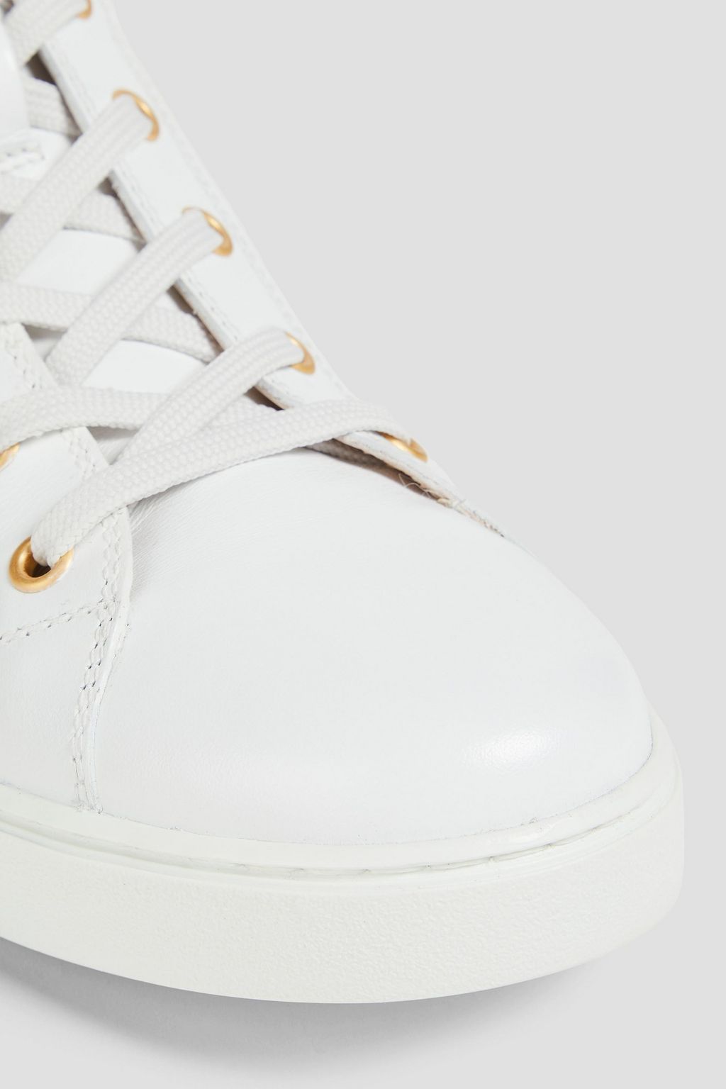 GIANVITO ROSSI Leather high-top sneakers