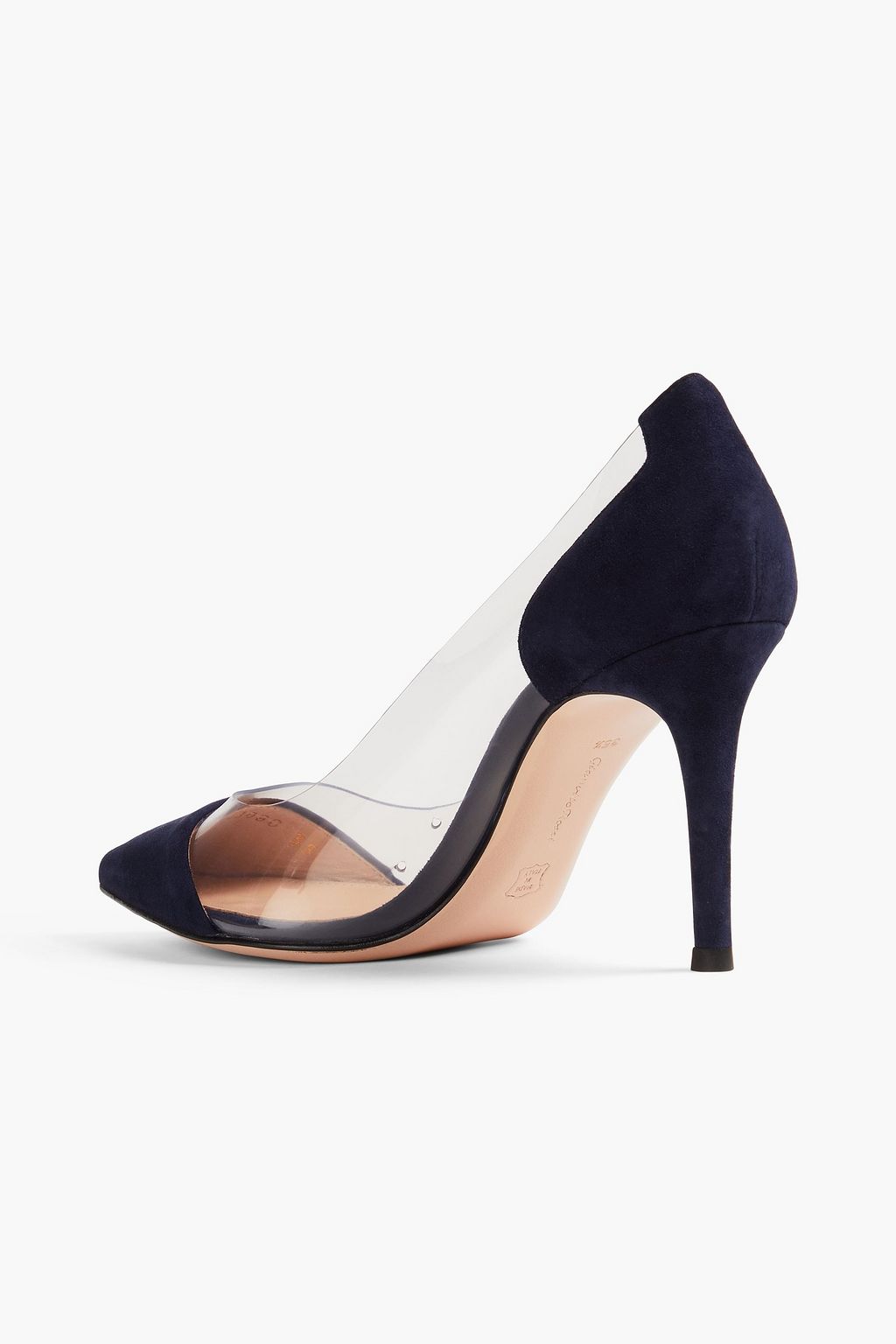 GIANVITO ROSSI Suede and PVC pumps