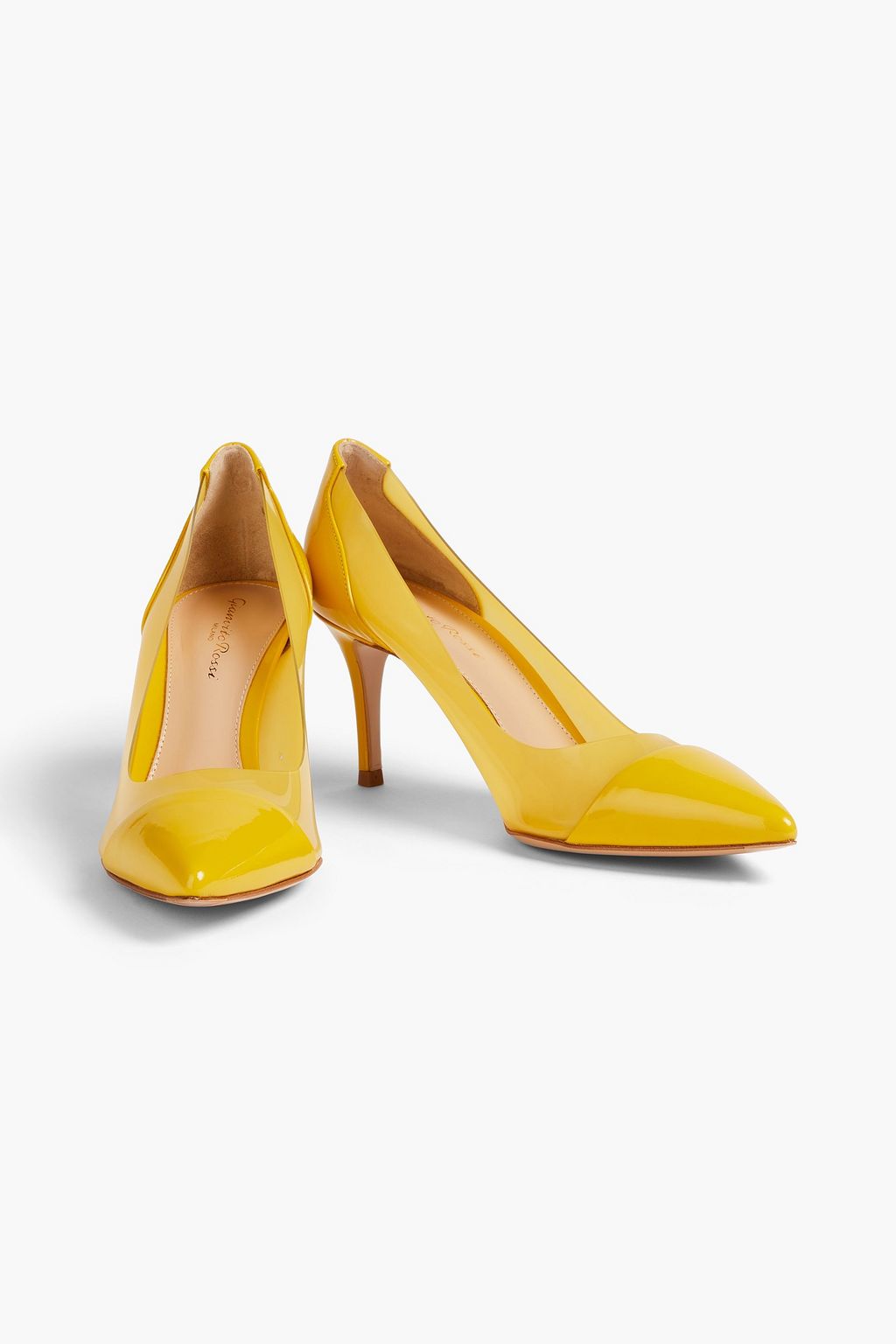 GIANVITO ROSSI Patent-leather and PVC pumps