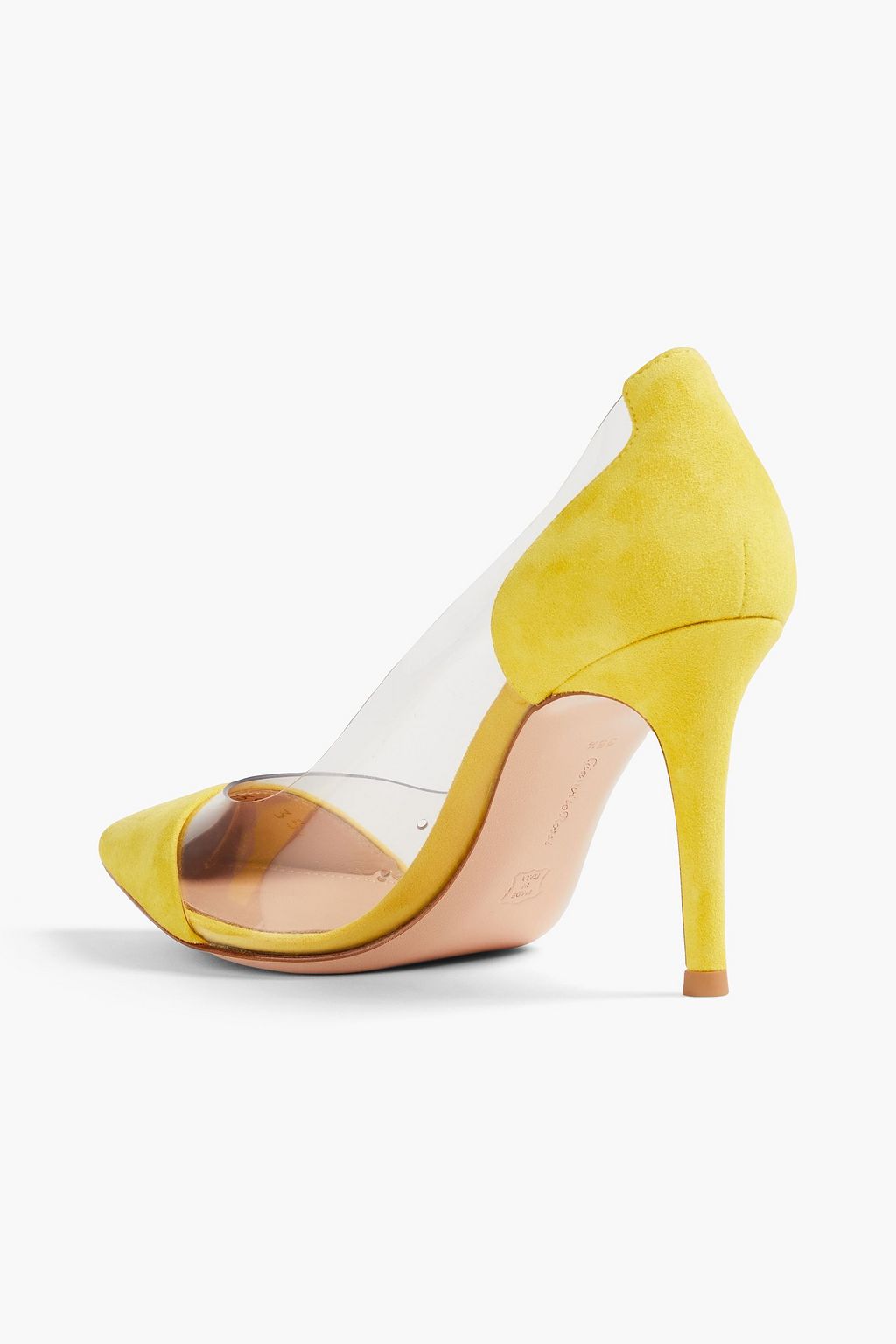 GIANVITO ROSSI Suede and PVC pumps