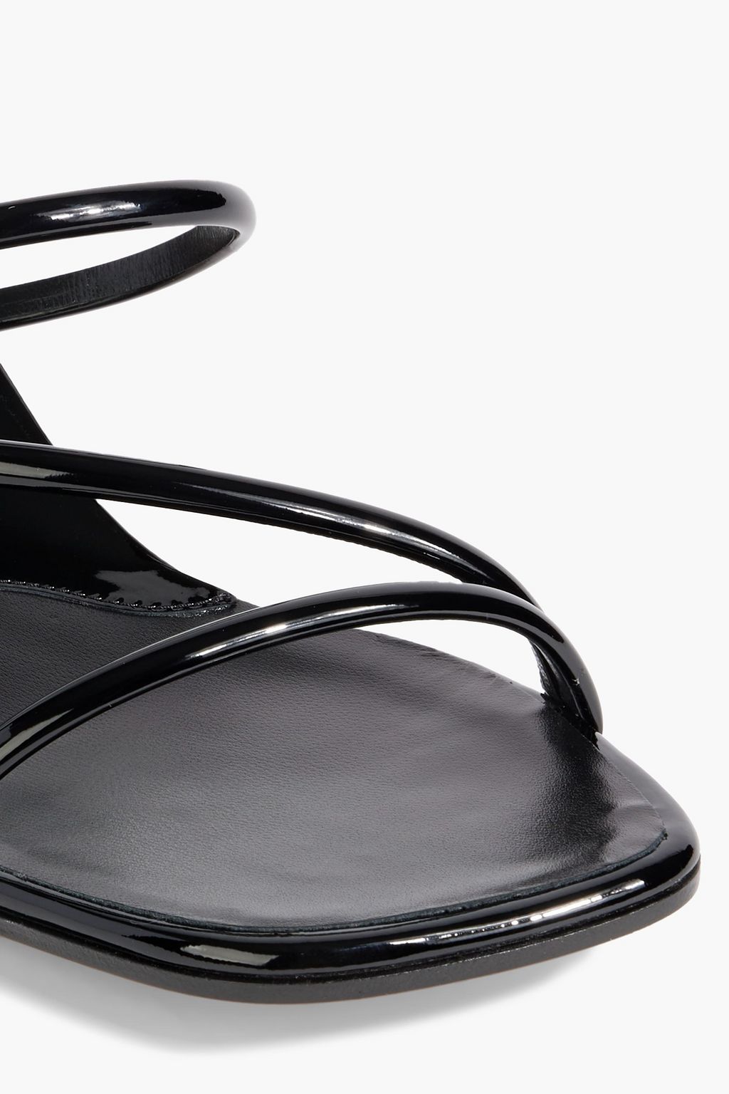 GIUSEPPE ZANOTTI حذاء ميول “توينجو” مصنوع من الجلد العاكس بكعب مقاس 45