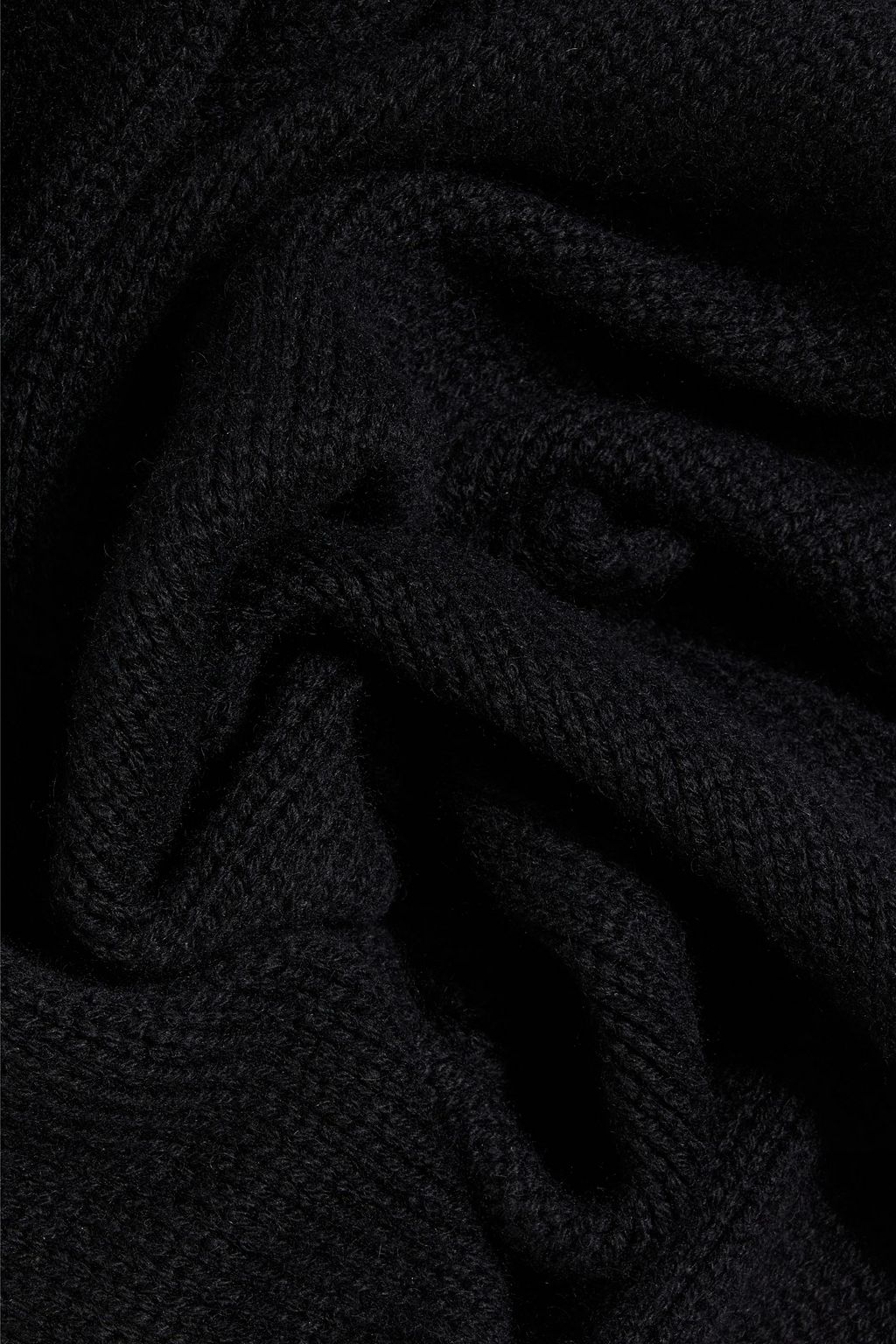 DOLCE&GABBANA Fringed cashmere scarf