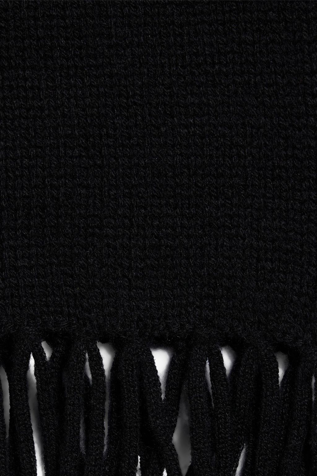 DOLCE&GABBANA Fringed cashmere scarf