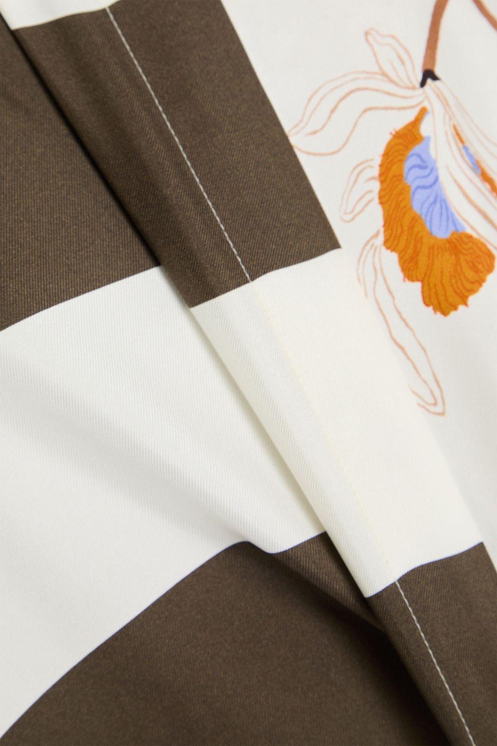 LOEWE Printed silk-twill shirt
