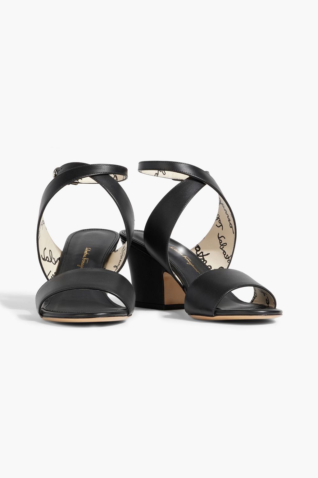 FERRAGAMO Sheena leather sandals