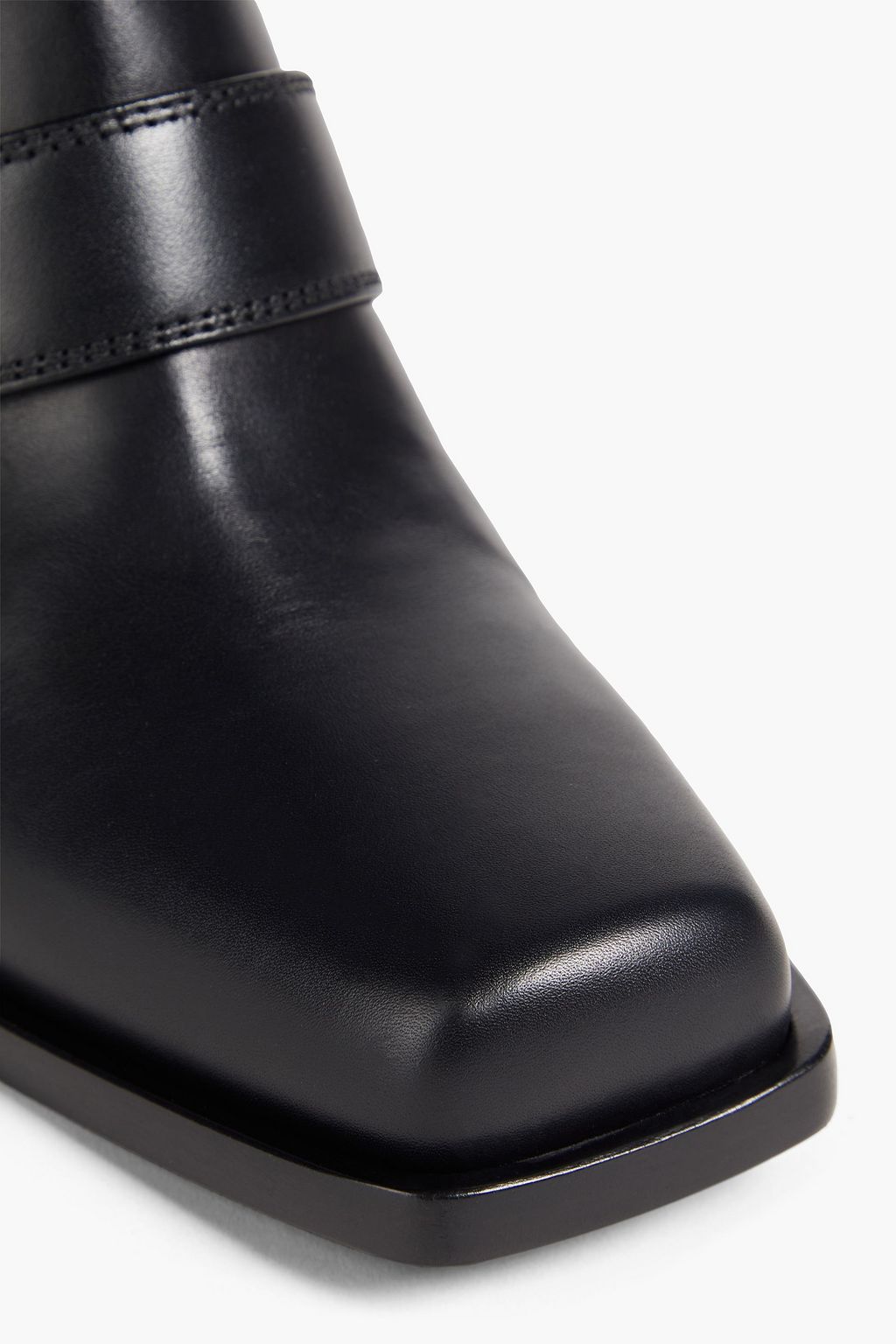 GIANVITO ROSSI Wayne buckled leather ankle boots