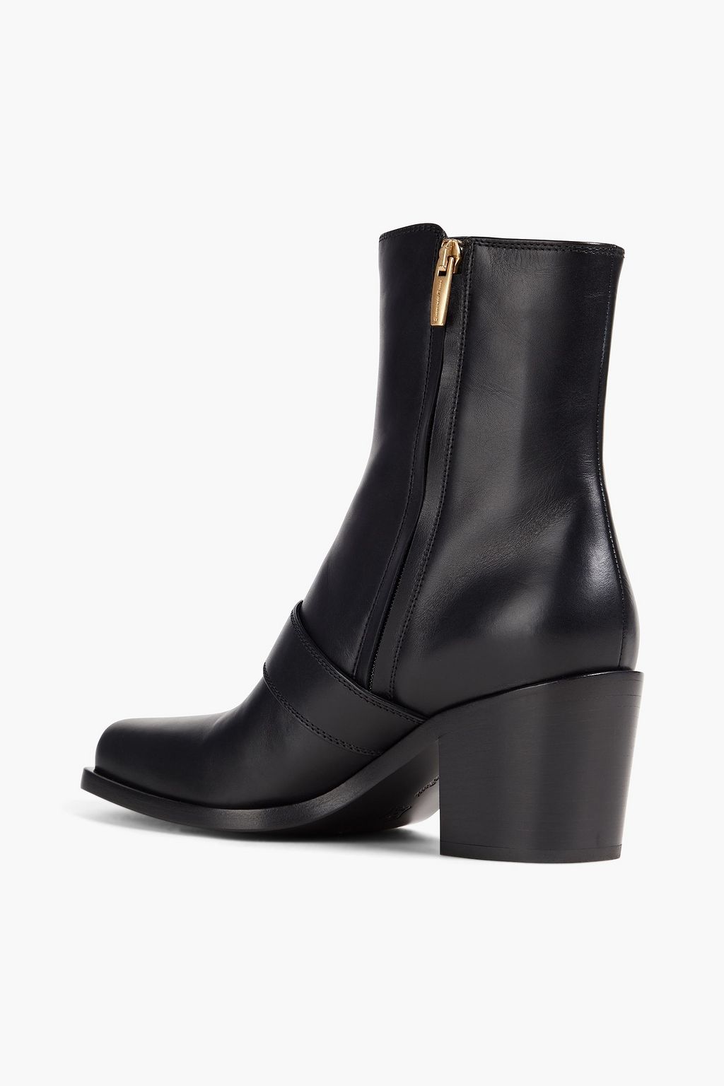 GIANVITO ROSSI Wayne buckled leather ankle boots