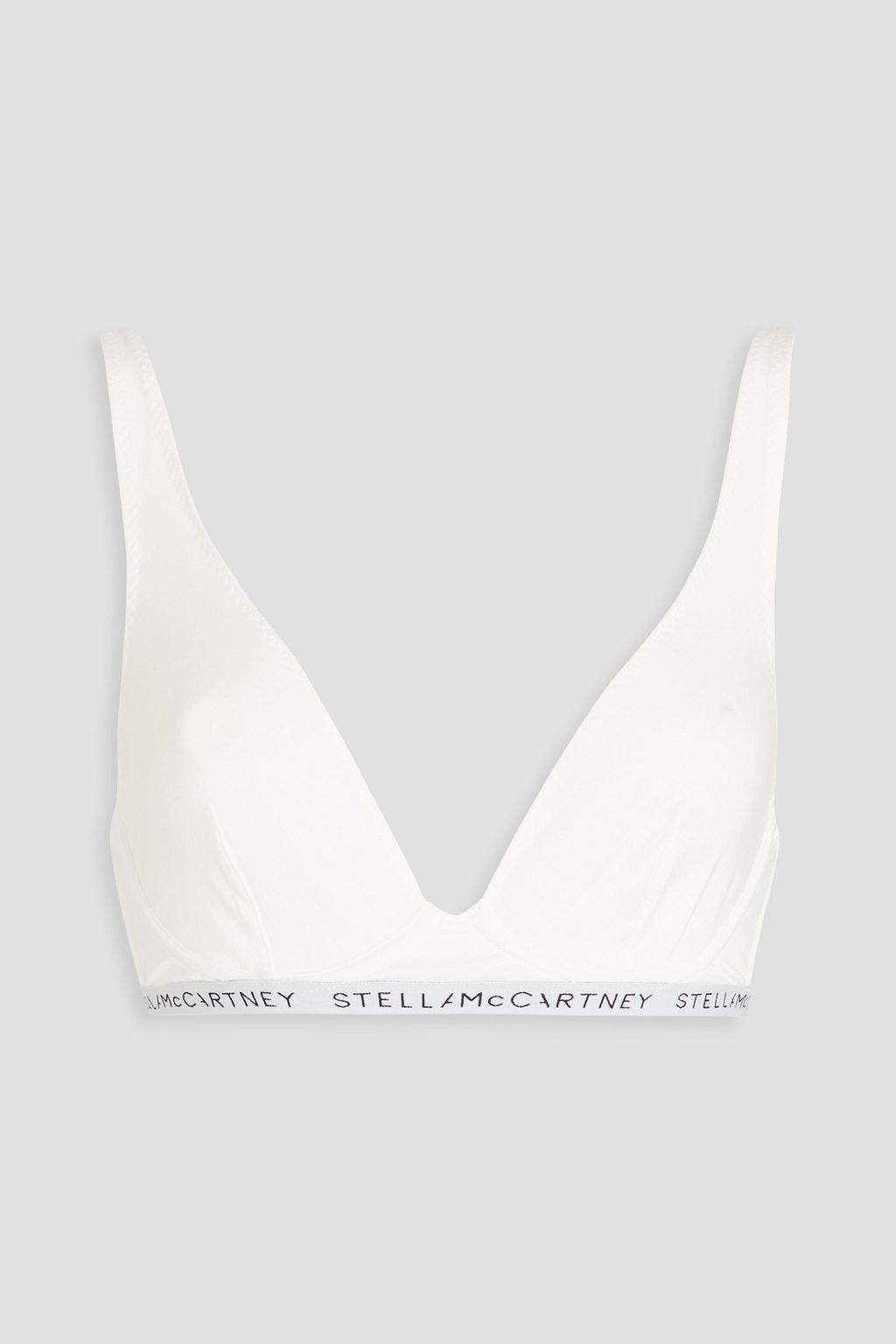 STELLA MCCARTNEY Stretch-cotton jersey underwired triangle bra