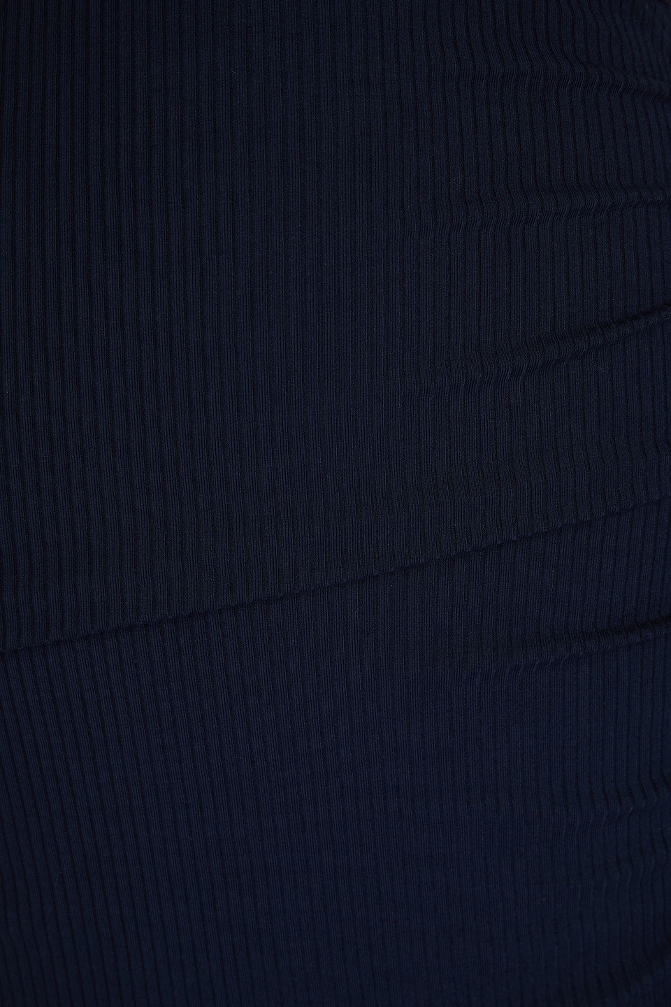 Simkhai Akane Off-the Shoulder Cutout Modal-blend Ribbed Jersey Midi Dress In Navy