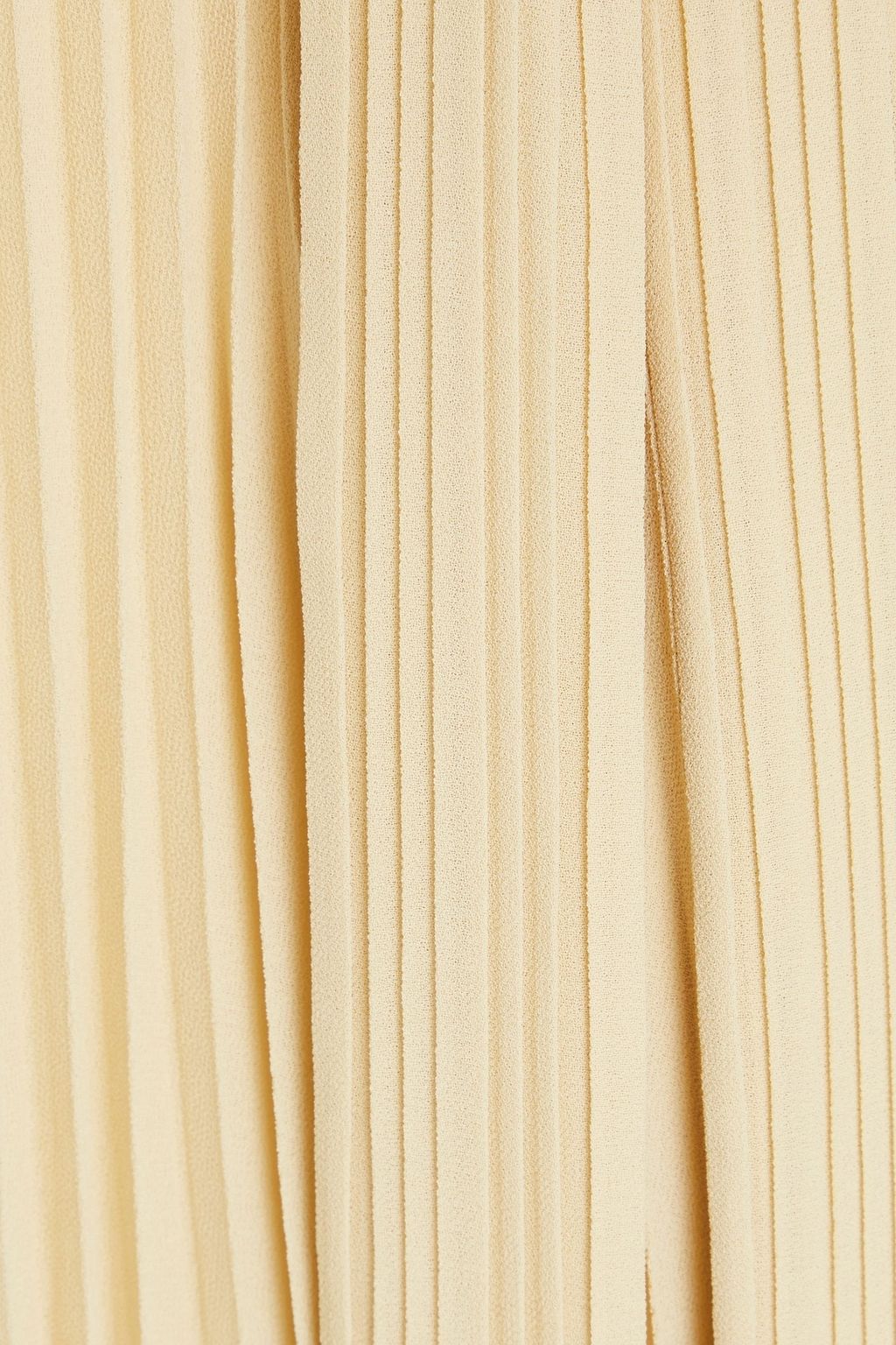 SIMKHAI Atiana pleated crepe de chine midi skirt