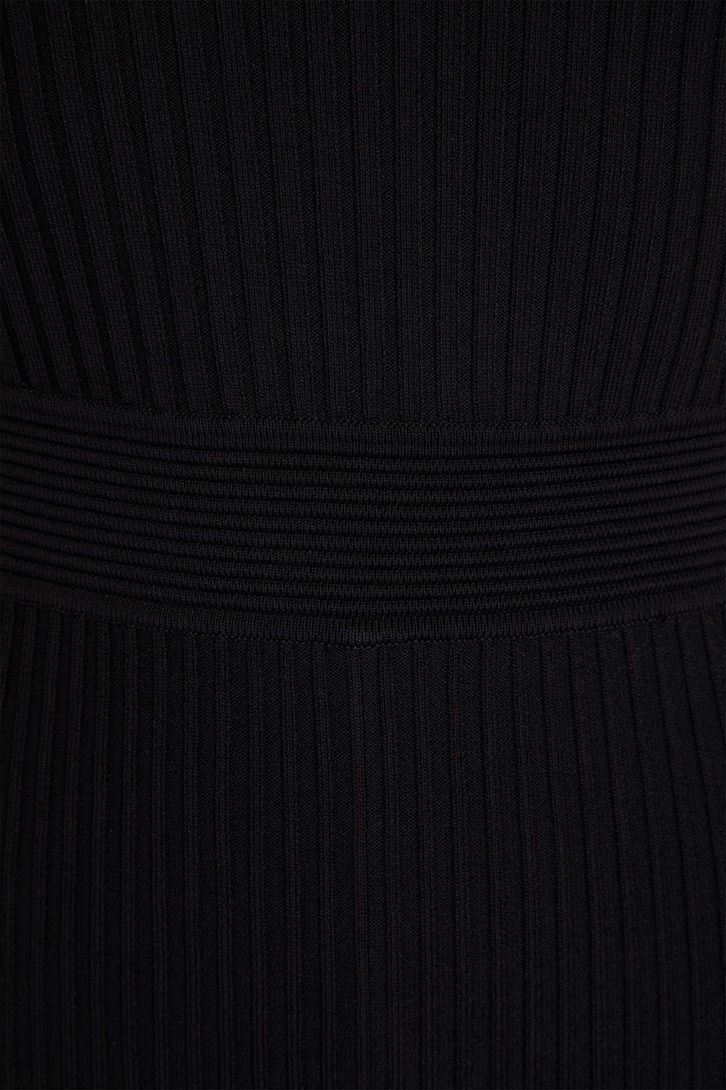Sai Ribbed Knit Midi Dress Ivory main image 1