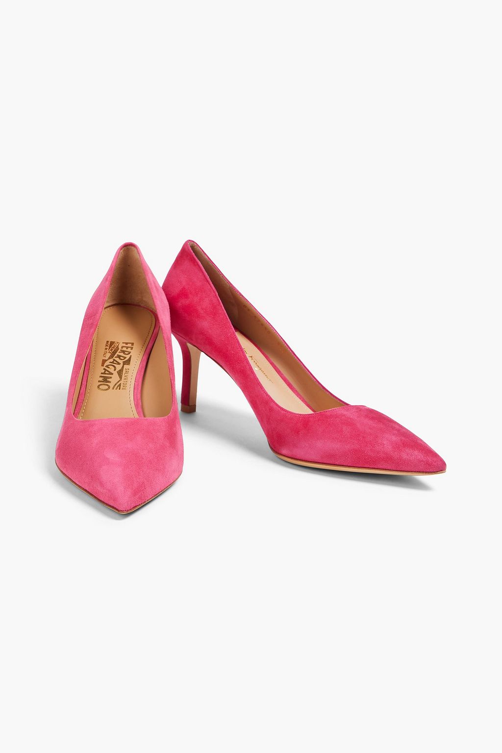 FERRAGAMO Suede pumps