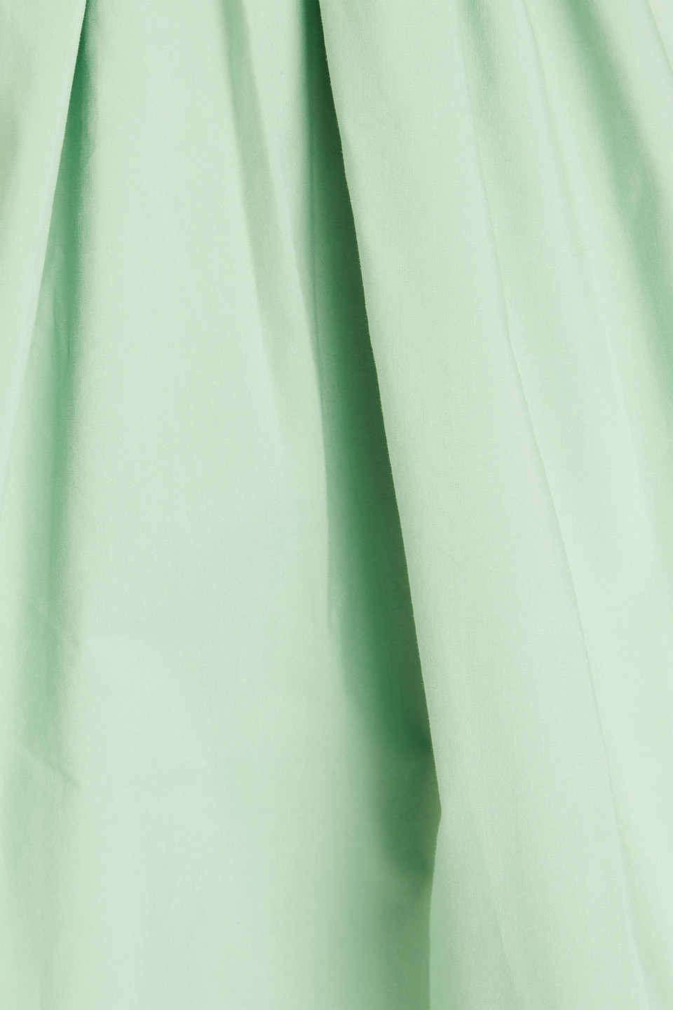 Simkhai Womens Spring Green Aulora Puff-sleeve Cotton-blend Mini Dress In Mint