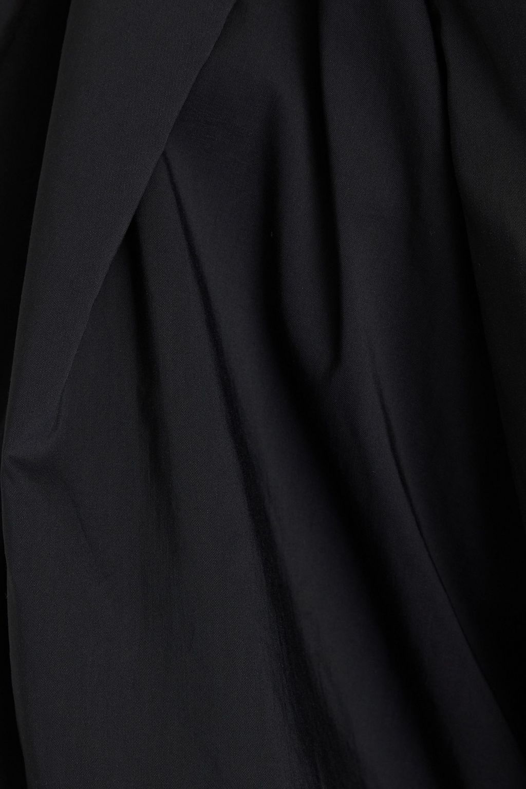 SIMKHAI Antonia cropped cotton-blend poplin shirt
