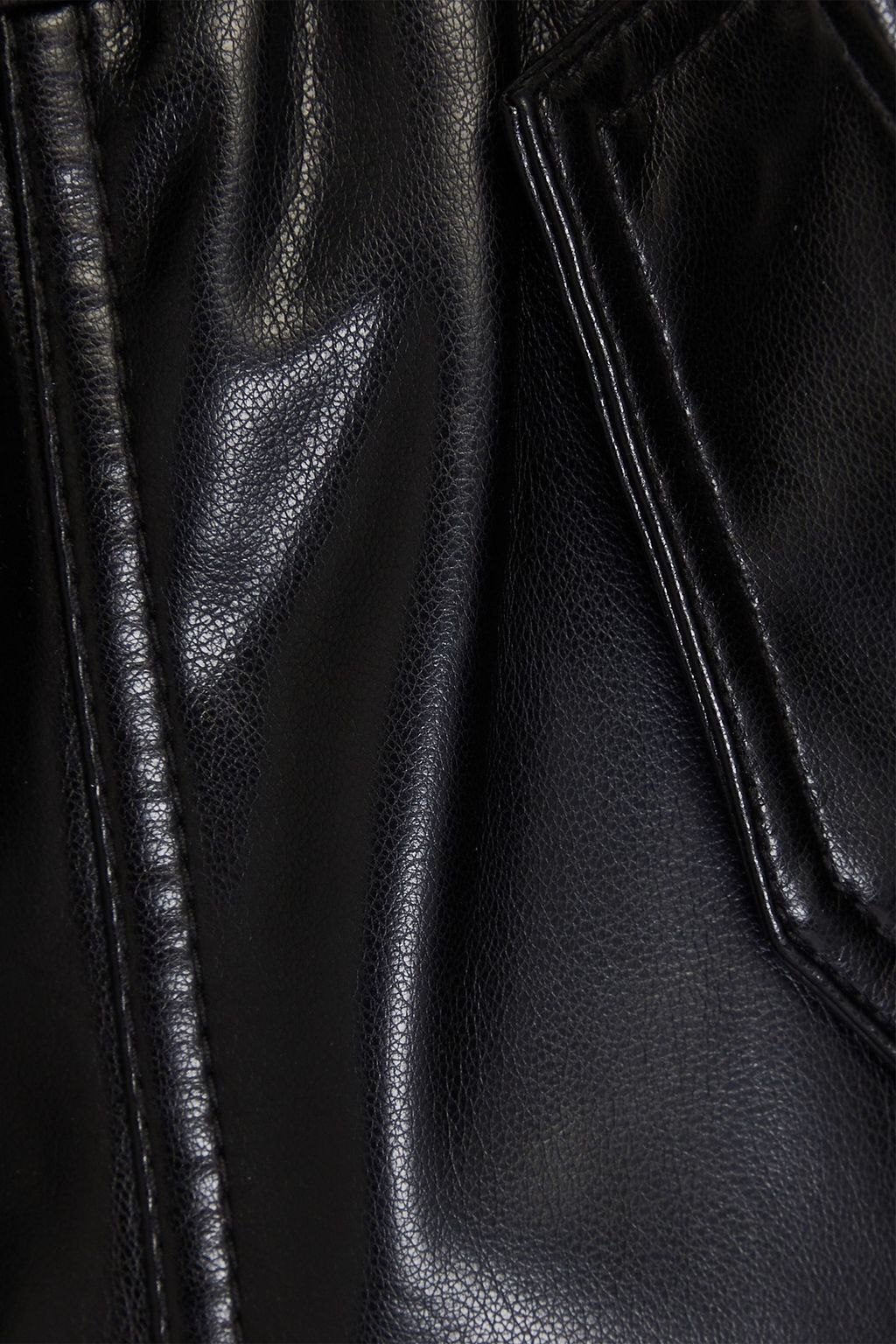 SIMKHAI Doah faux leather shorts