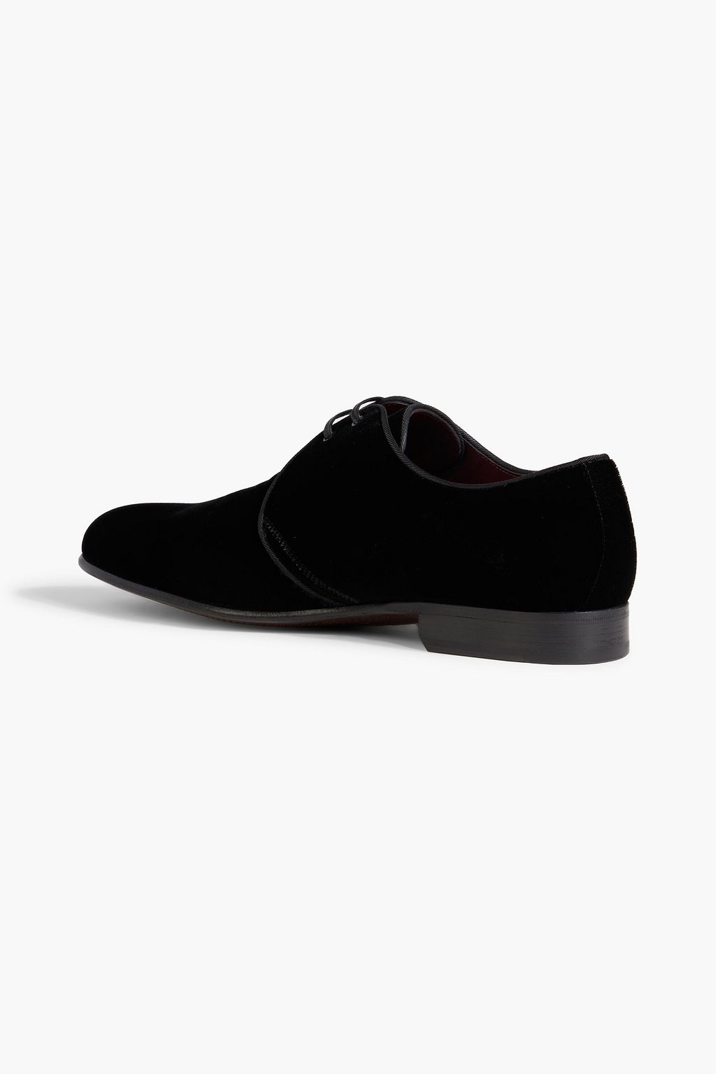 DOLCE&GABBANA Velvet derby shoes