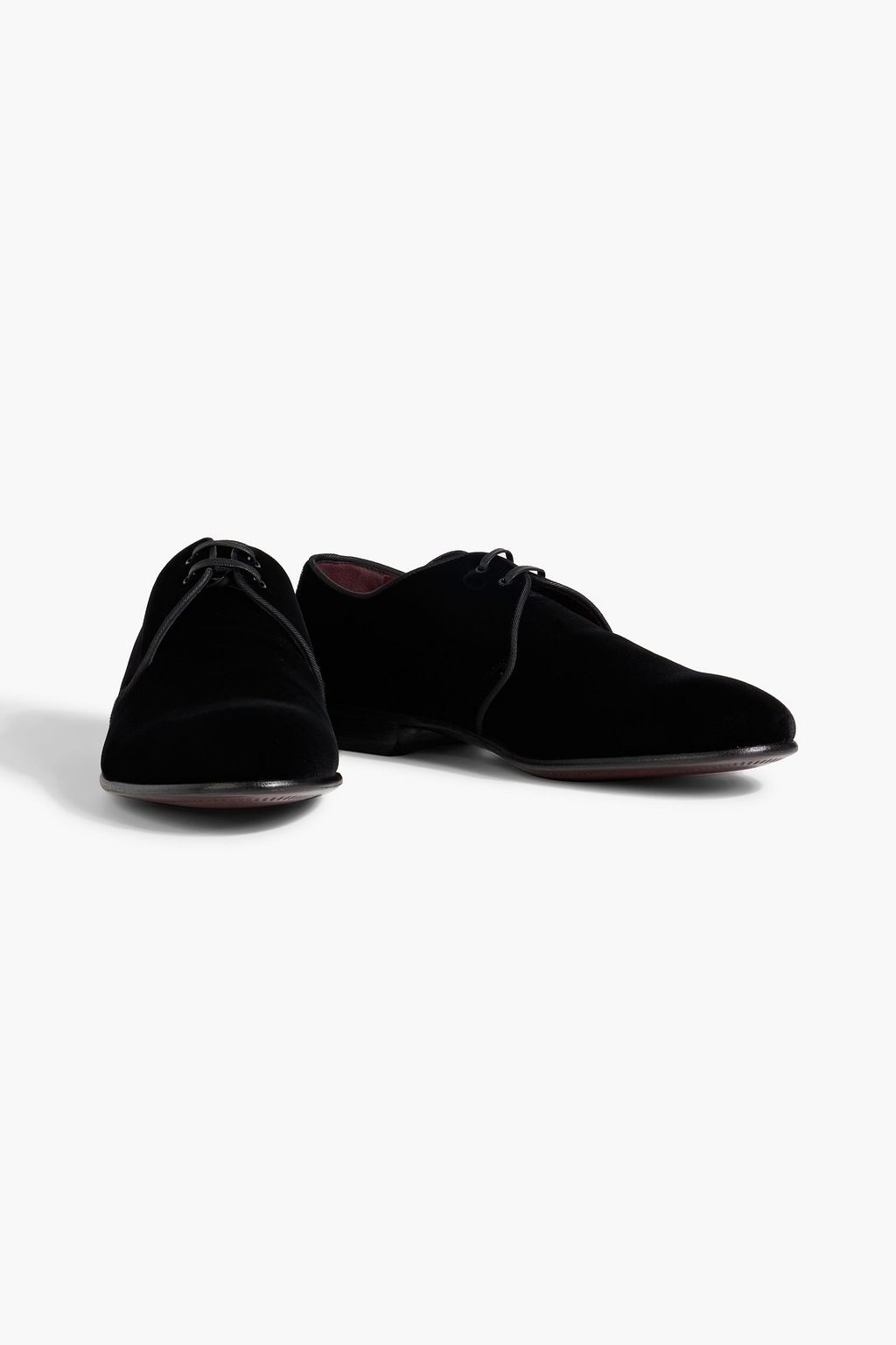 DOLCE&GABBANA Velvet derby shoes
