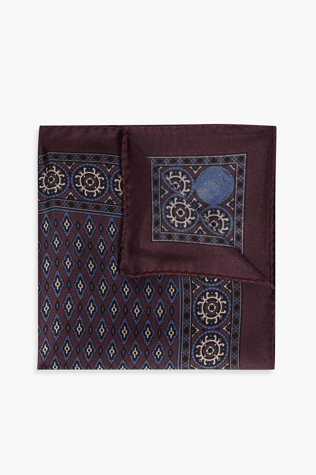 DOLCE&GABBANA Printed silk-twill pocket square