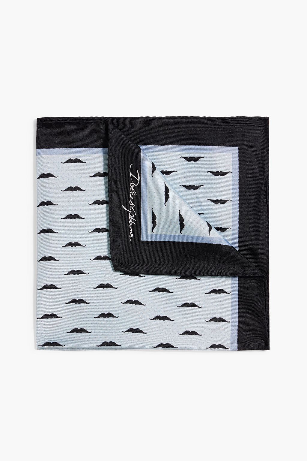 DOLCE&GABBANA Printed silk-twill pocket square