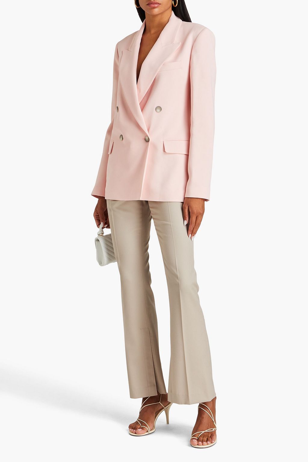 JOSEPH Jaden double-breasted cady blazer