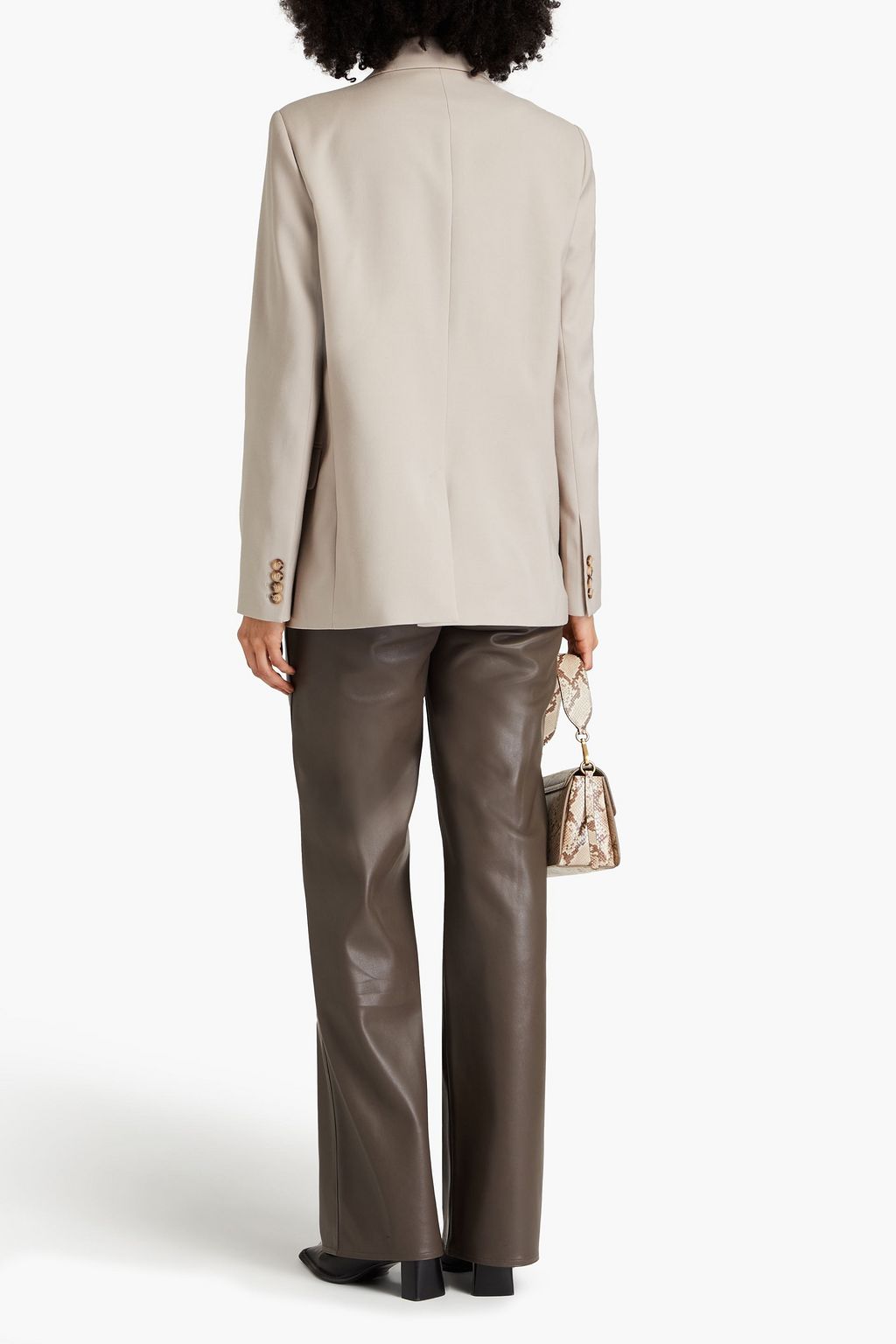 JUDD HALF LINED TAILORED WOOL BLAZER - OCEAN