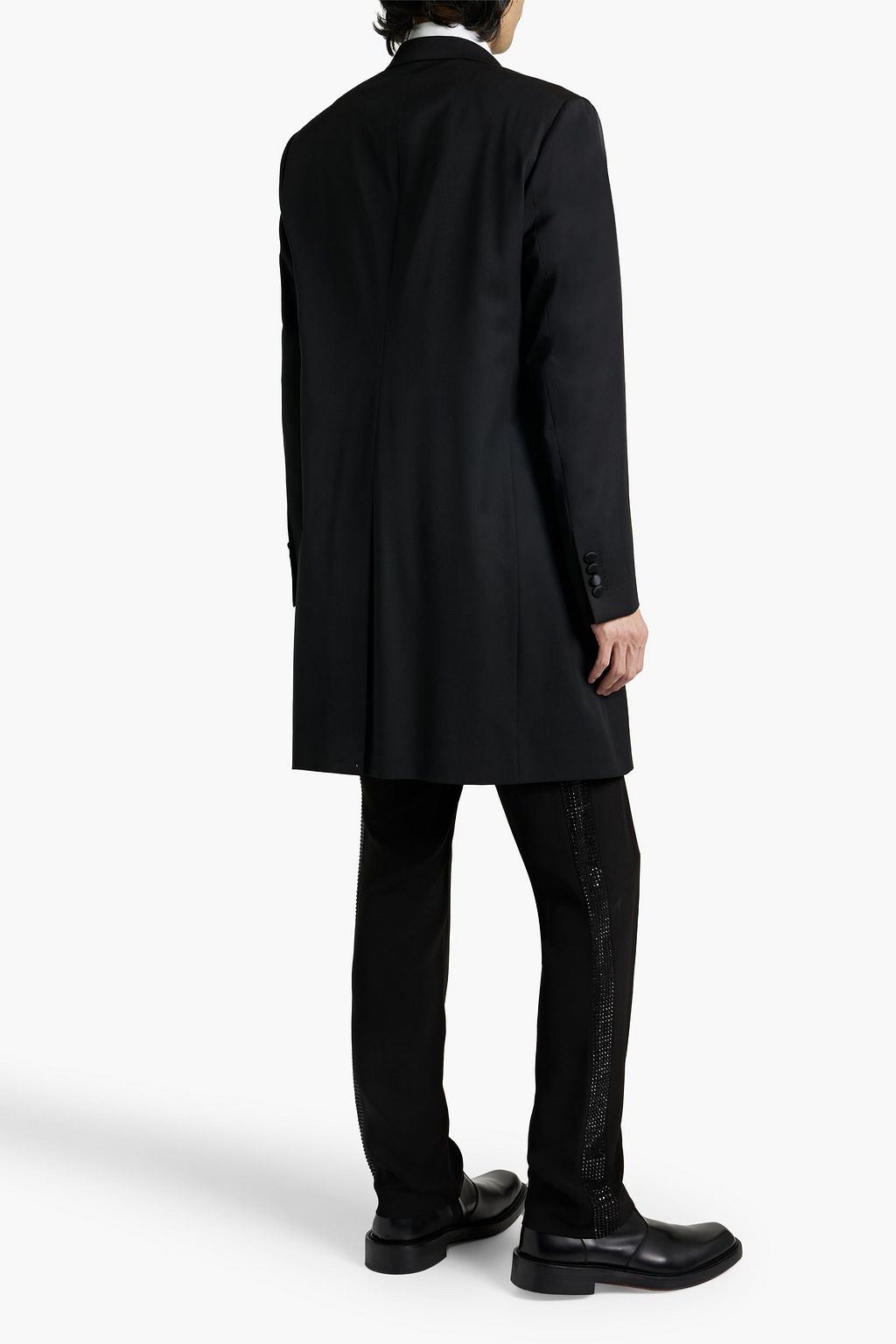 DOLCE&GABBANA Double-breasted wool-twill coat
